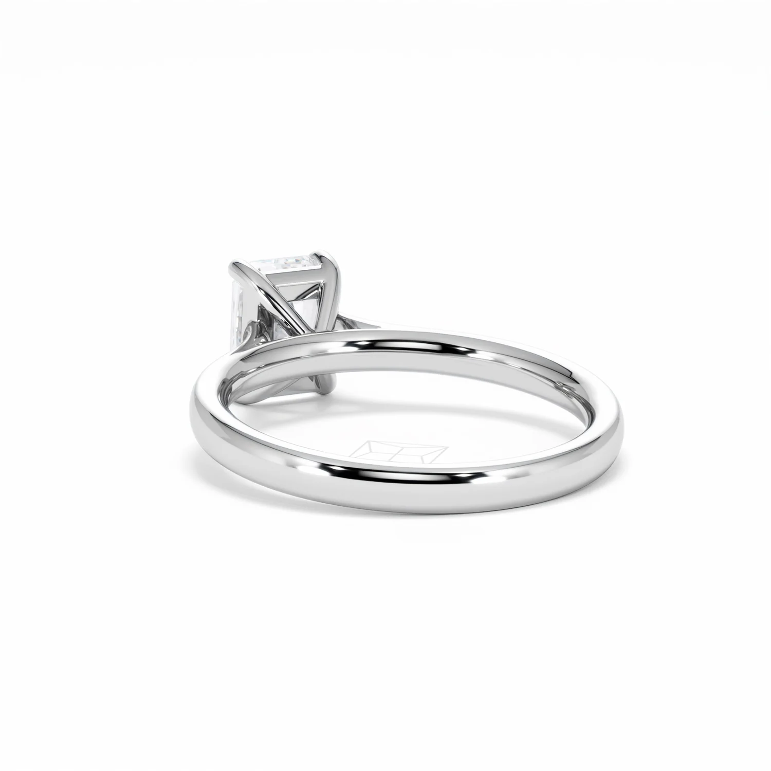 Amora Radiant 1.00ct Lab Diamond Engagement Ring F/VS1 Set in Platinum - Image 56