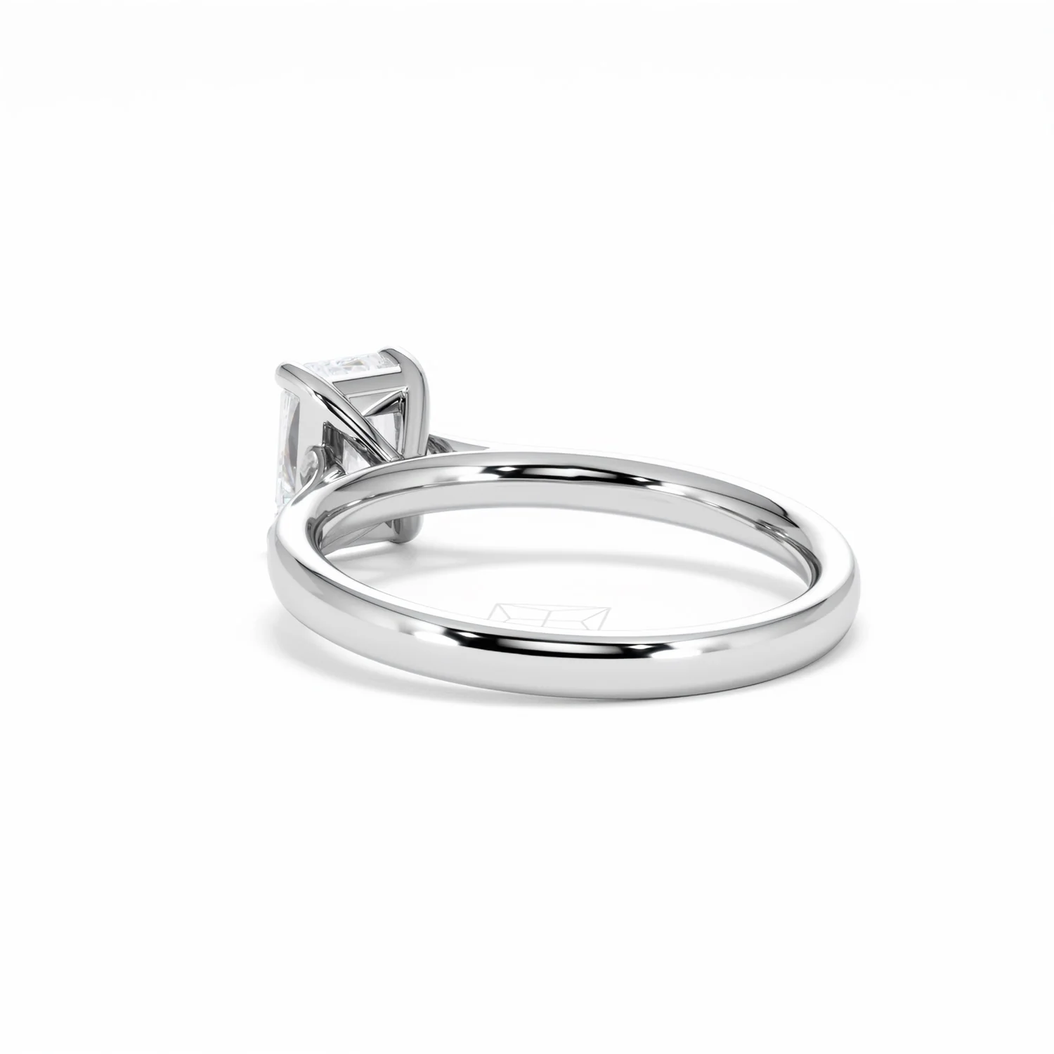 Amora Radiant 1.00ct Lab Diamond Engagement Ring F/VS1 Set in Platinum - Image 58
