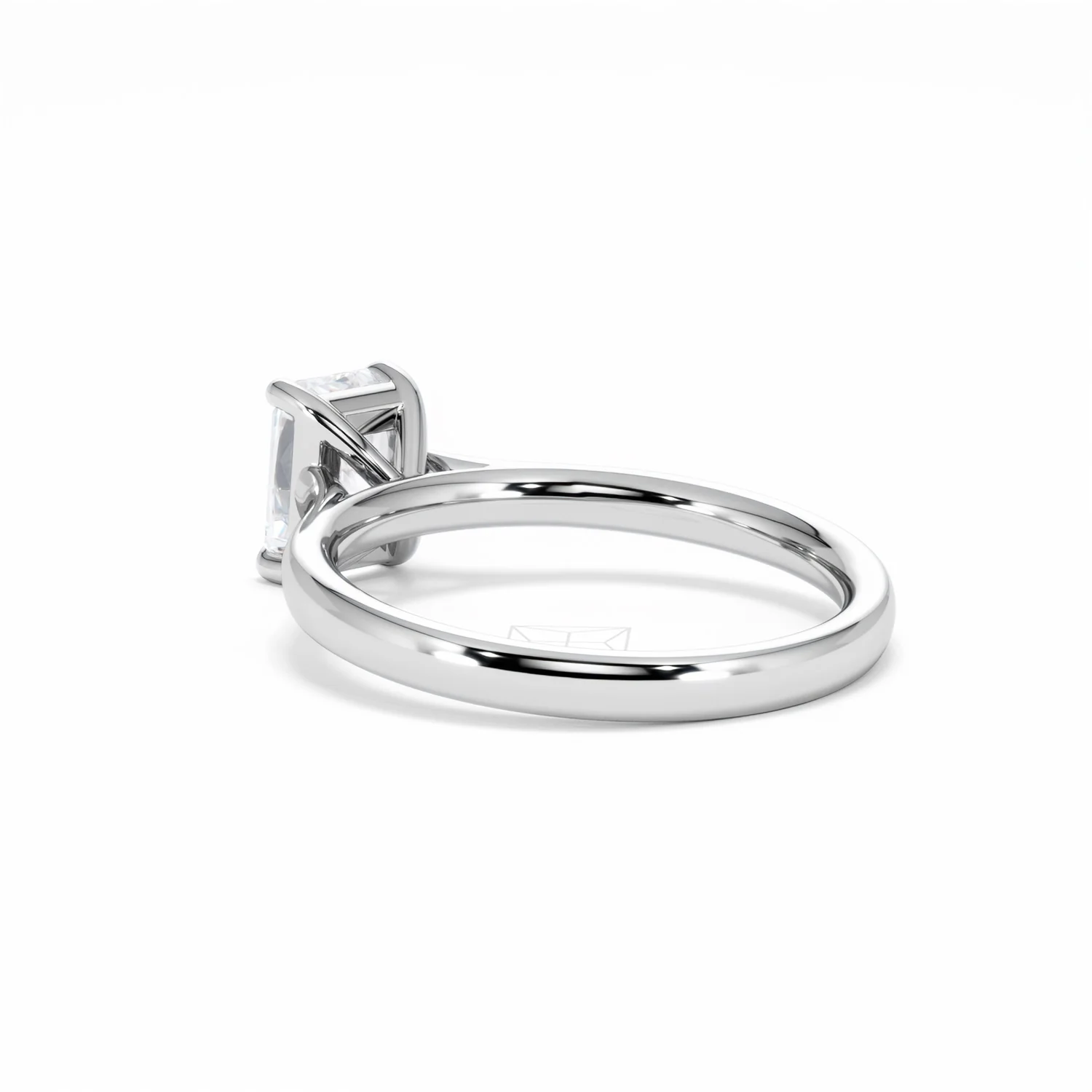 Amora Radiant 1.00ct Lab Diamond Engagement Ring F/VS1 Set in Platinum - Image 59