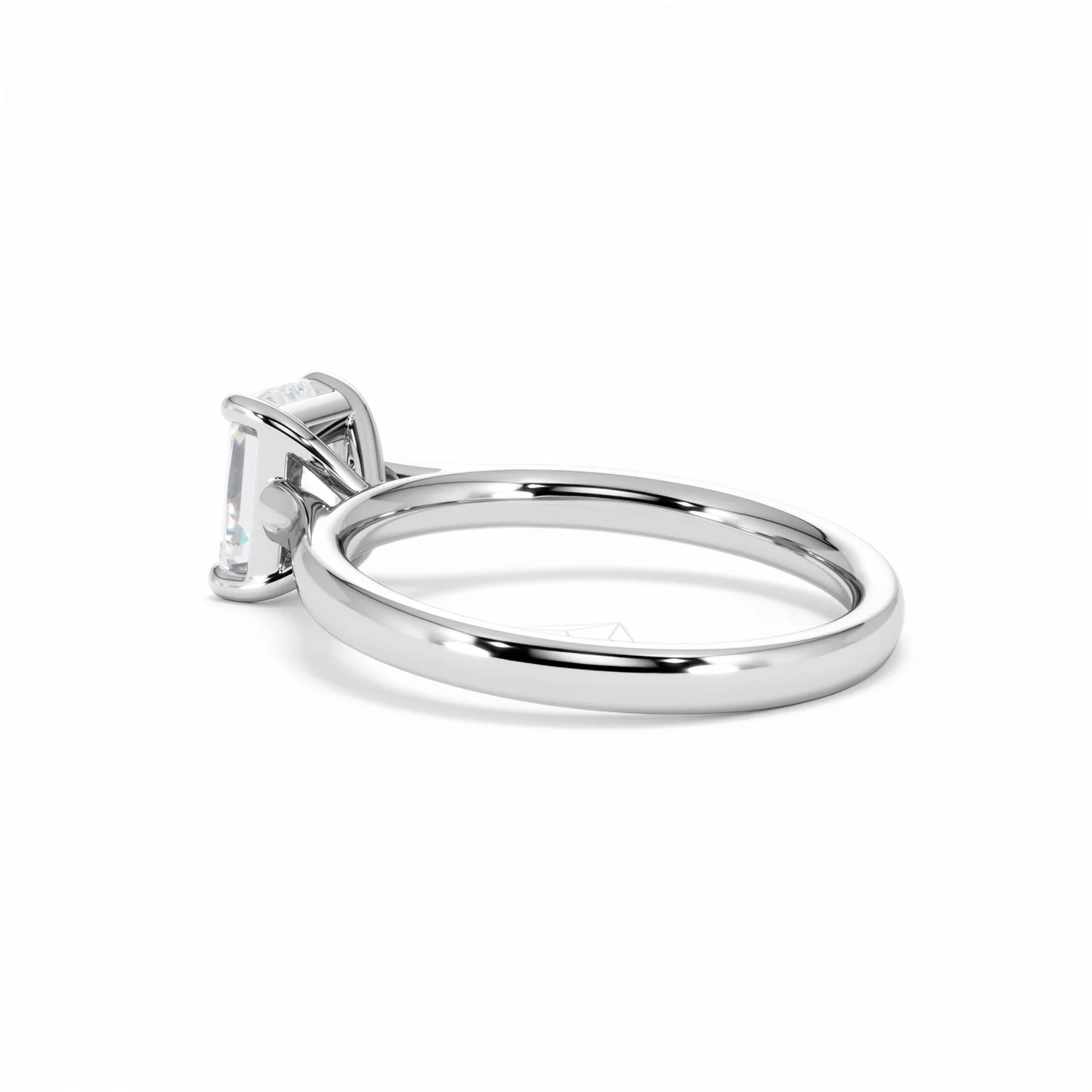 Amora Radiant 1.00ct Lab Diamond Engagement Ring F/VS1 Set in Platinum - Image 62
