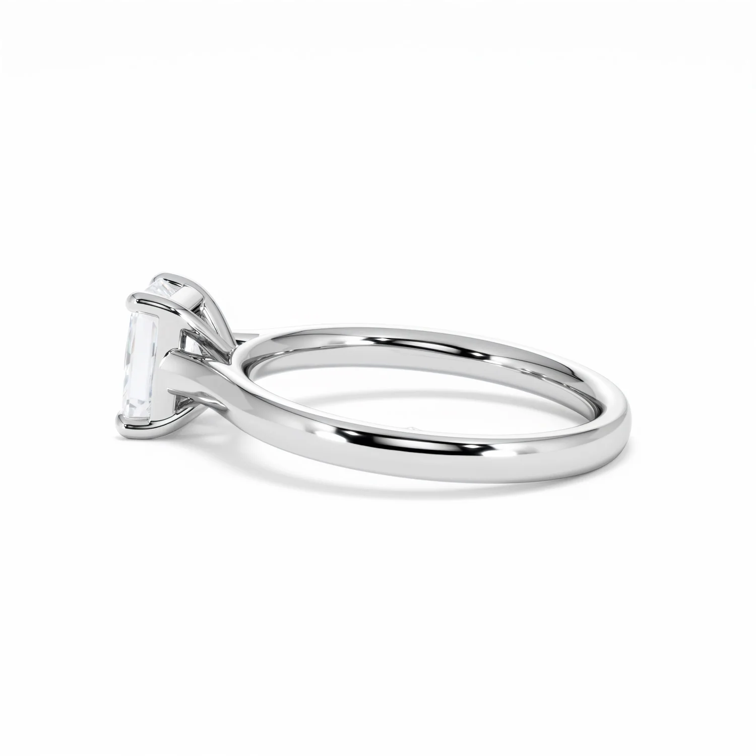 Amora Radiant 1.00ct Lab Diamond Engagement Ring F/VS1 Set in Platinum - Image 67