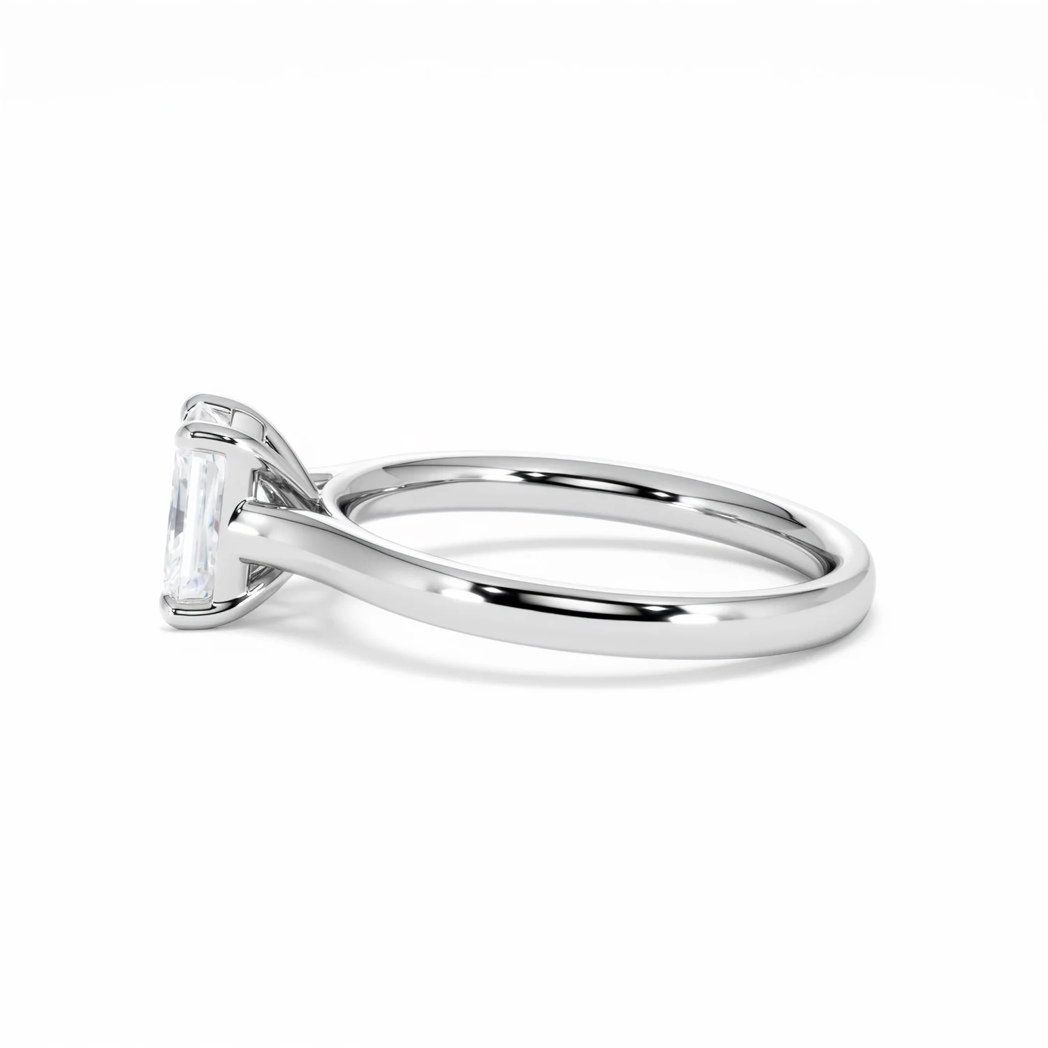 Amora Radiant 1.00ct Lab Diamond Engagement Ring F/VS1 Set in Platinum - Image 70