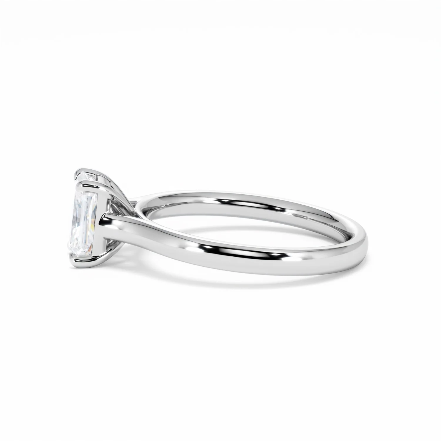 Amora Radiant 1.00ct Lab Diamond Engagement Ring F/VS1 Set in Platinum - Image 71