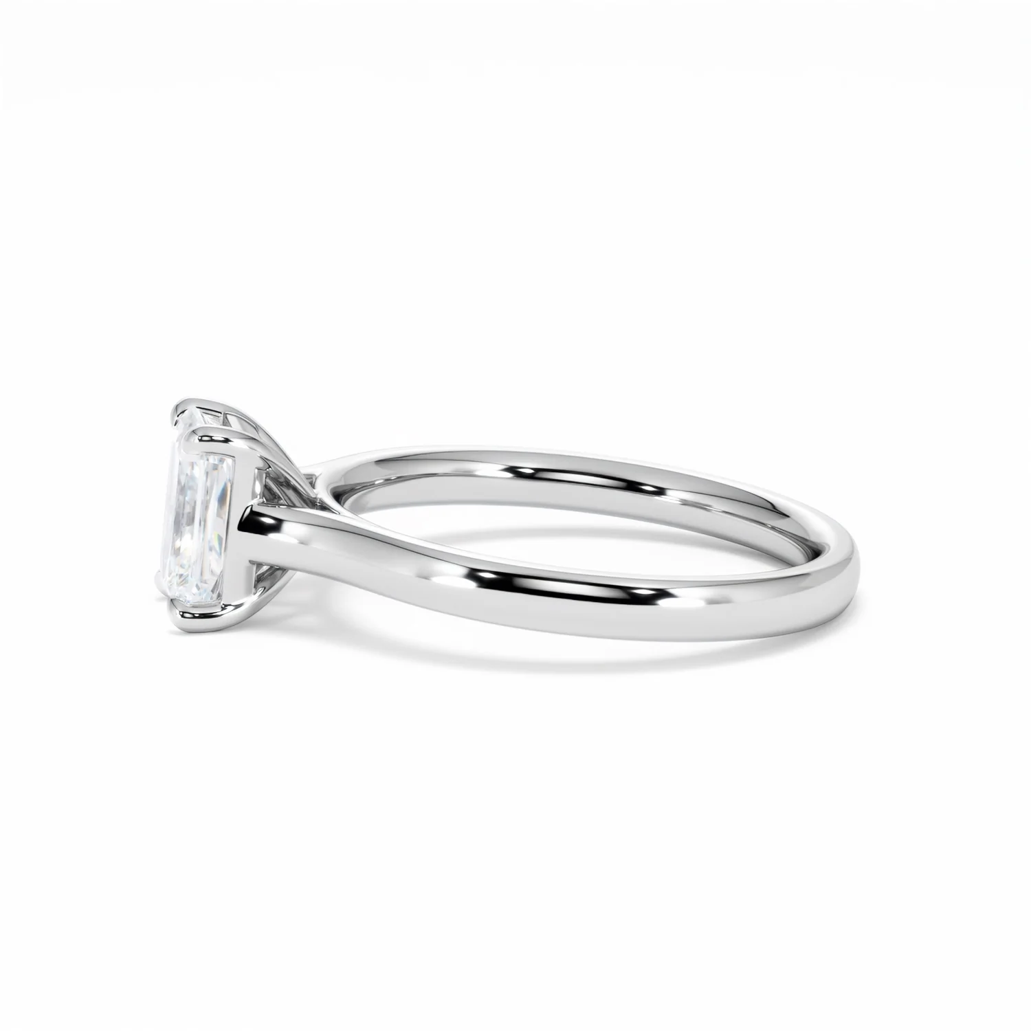 Amora Radiant 1.00ct Lab Diamond Engagement Ring F/VS1 Set in Platinum - Image 72