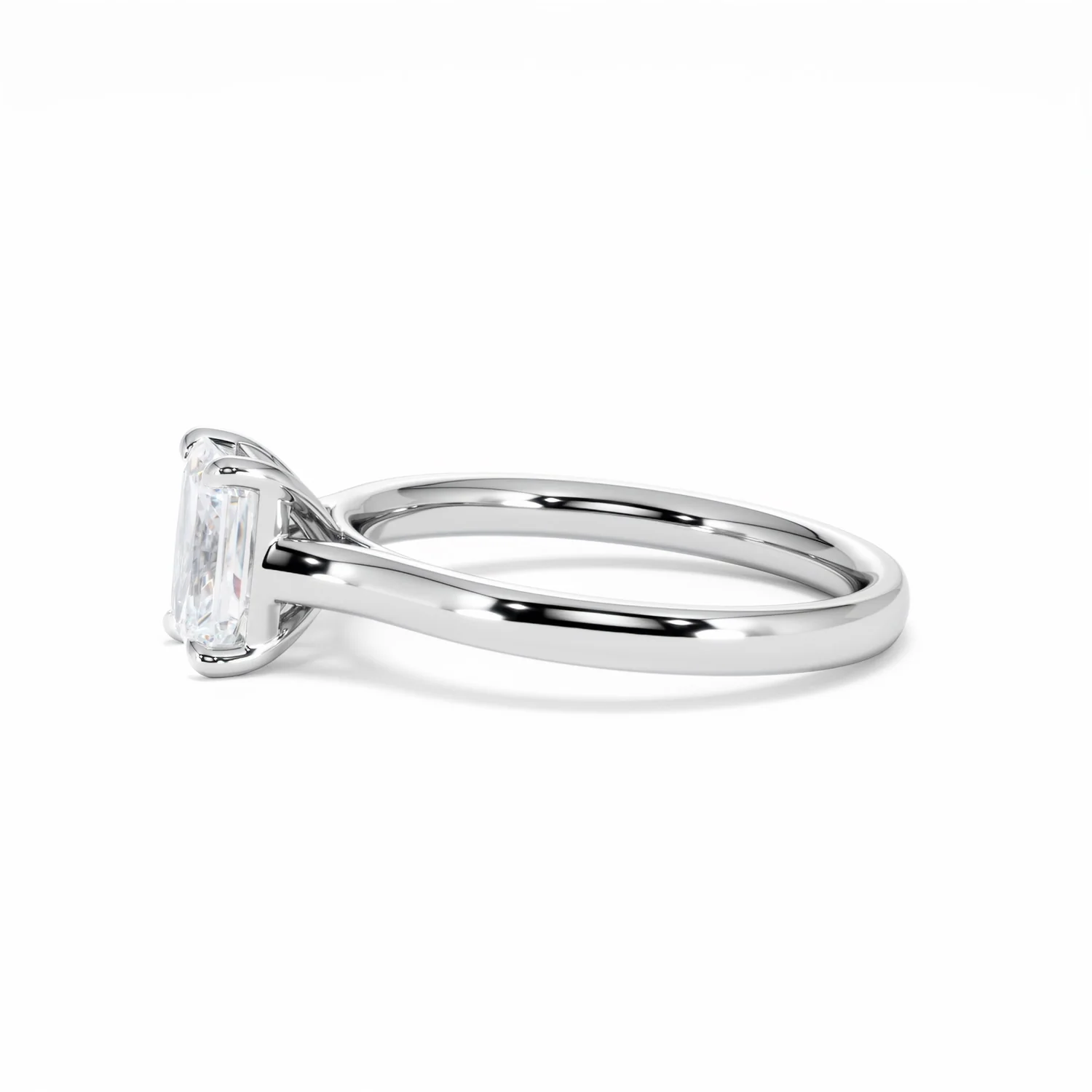 Amora Radiant 1.00ct Lab Diamond Engagement Ring F/VS1 Set in Platinum - Image 73