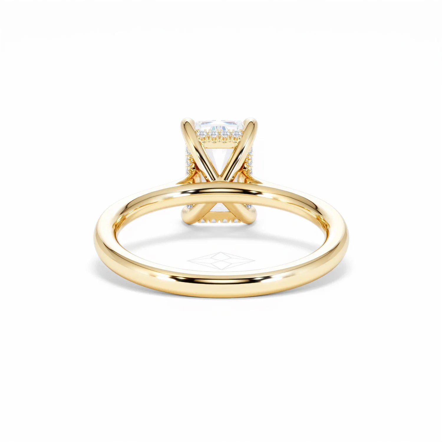 Amora Radiant 2.00ct Hidden Halo Lab Diamond Engagement Ring F/VS1 Set in 18K Gold - Image 50