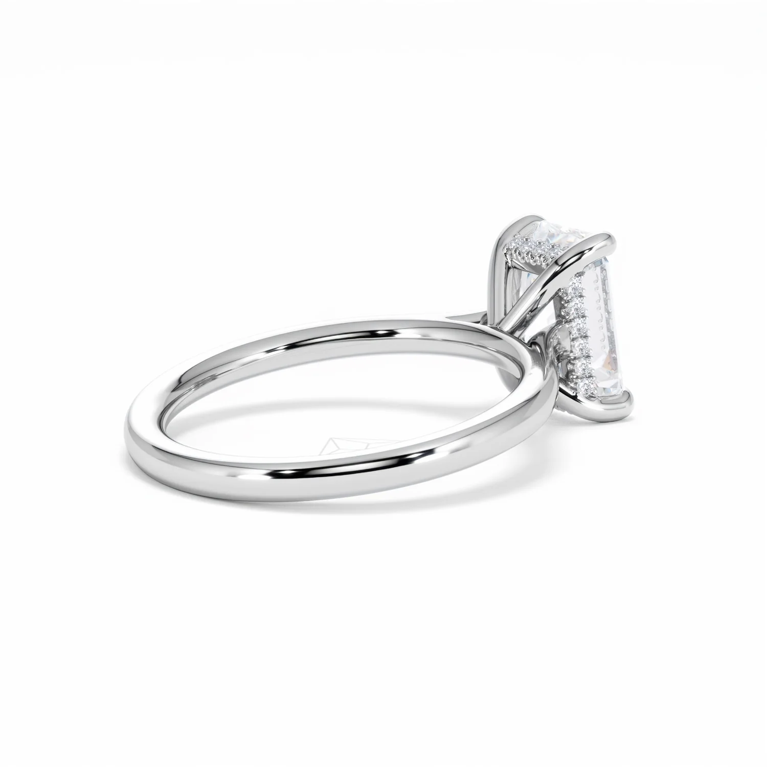 Amora Radiant 2.00ct Hidden Halo Lab Diamond Engagement Ring F/VS1 Set in Platinum - Image 38