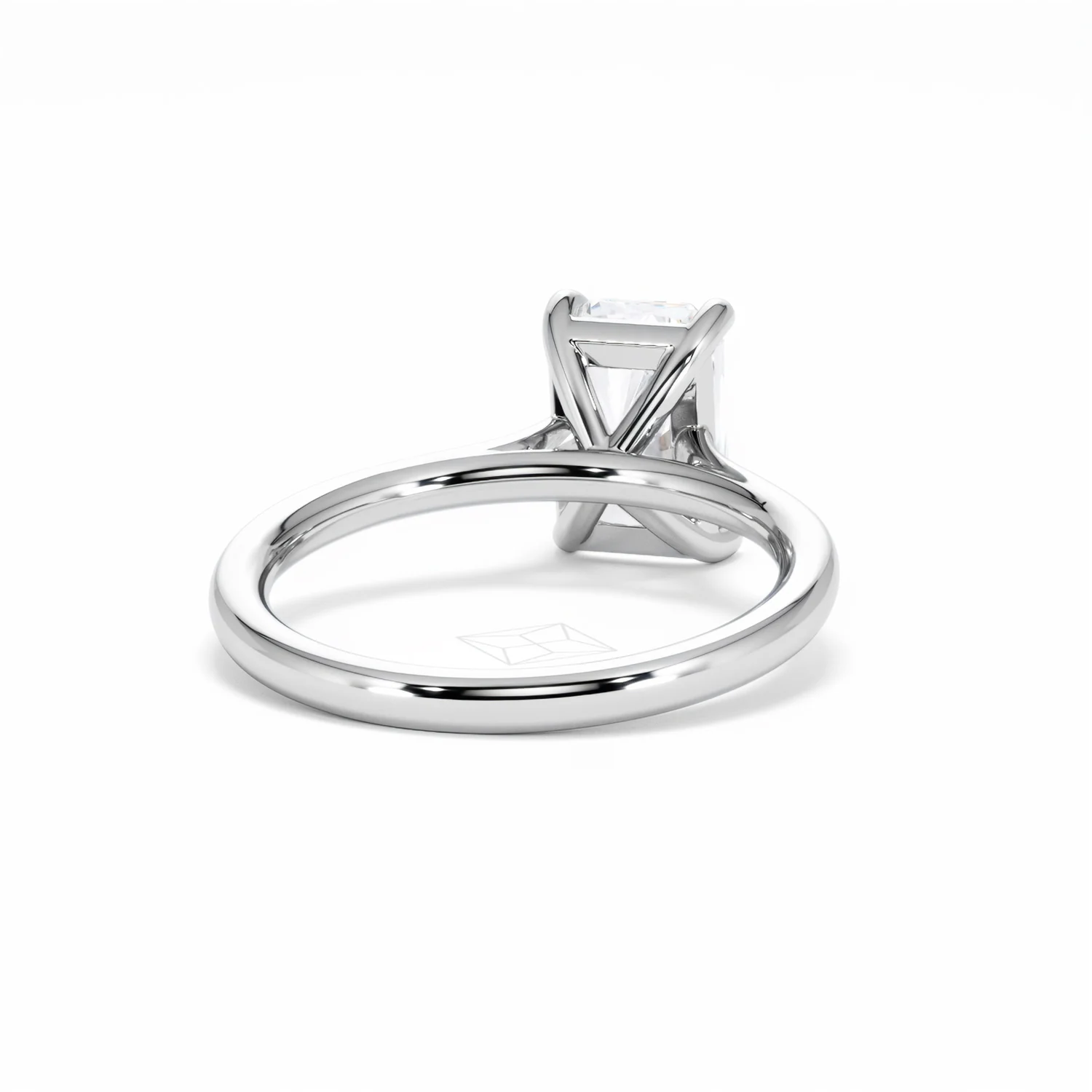 Amora Radiant 2.00ct Lab Diamond Engagement Ring F/VS1 Set in 18K White Gold - Image 46