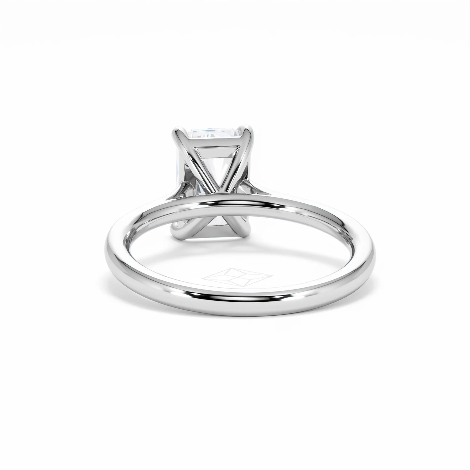 Amora Radiant 2.00ct Lab Diamond Engagement Ring F/VS1 Set in 18K White Gold - Image 52