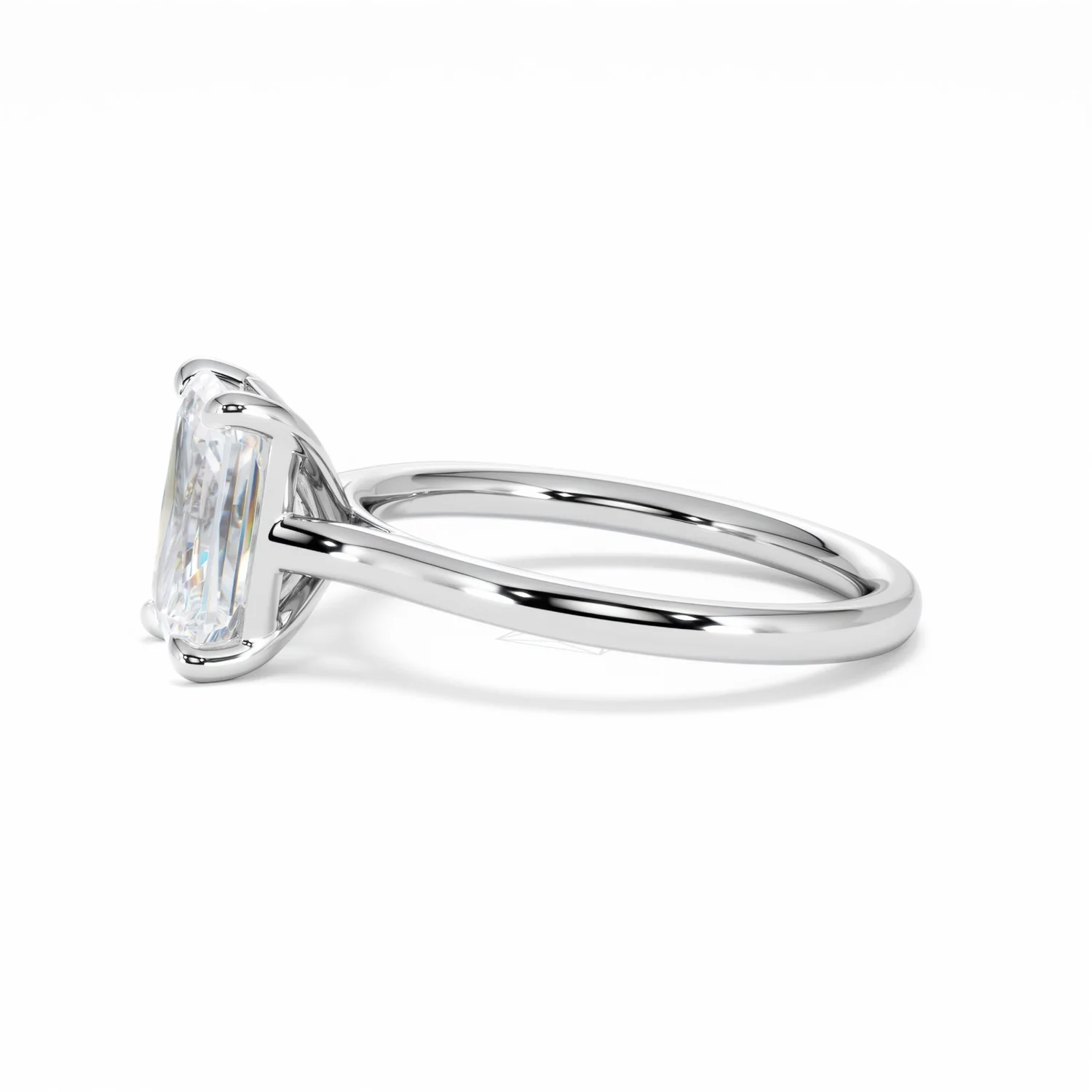 Amora Radiant 2.00ct Lab Diamond Engagement Ring F/VS1 Set in 18K White Gold - Image 73