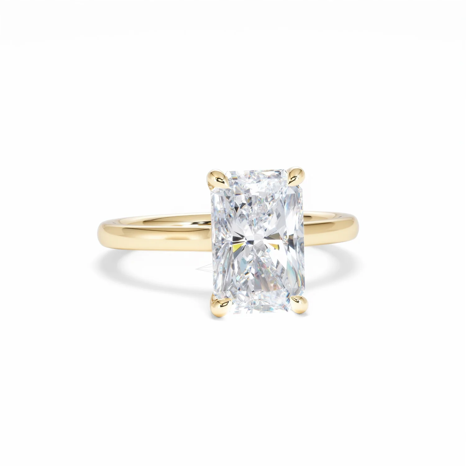 Amora Radiant 3.00ct Hidden Halo Lab Diamond Engagement Ring G/VS1 Set in 18K Gold - Image 12