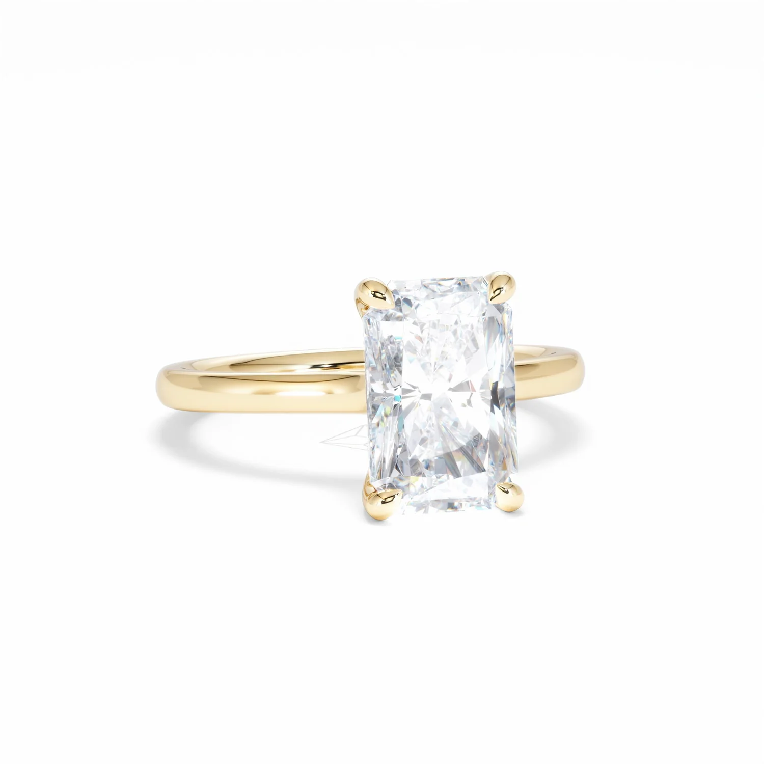 Amora Radiant 3.00ct Hidden Halo Lab Diamond Engagement Ring G/VS1 Set in 18K Gold - Image 13