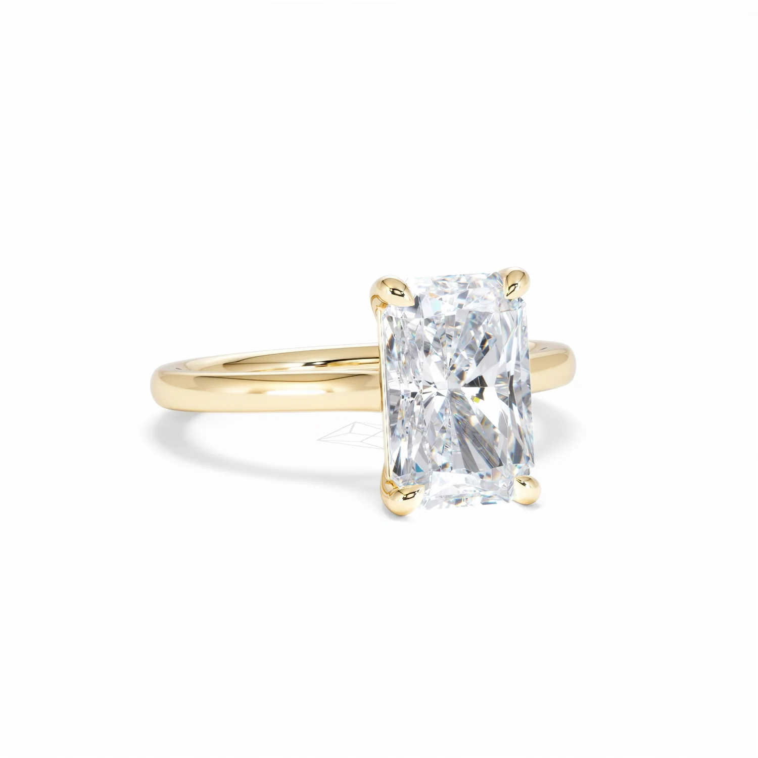 Amora Radiant 3.00ct Lab Diamond Engagement Ring G/VS1 Set in 18K Gold - Image 14