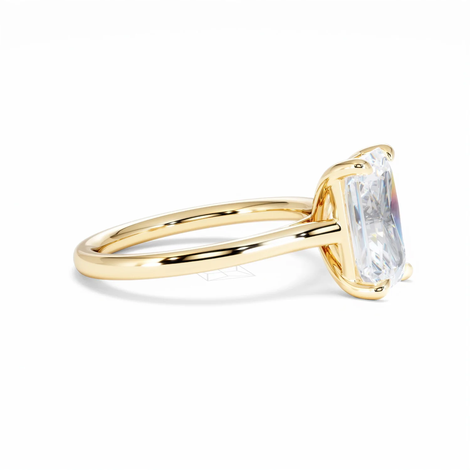 Amora Radiant 3.00ct Lab Diamond Engagement Ring G/VS1 Set in 18K Gold - Image 25