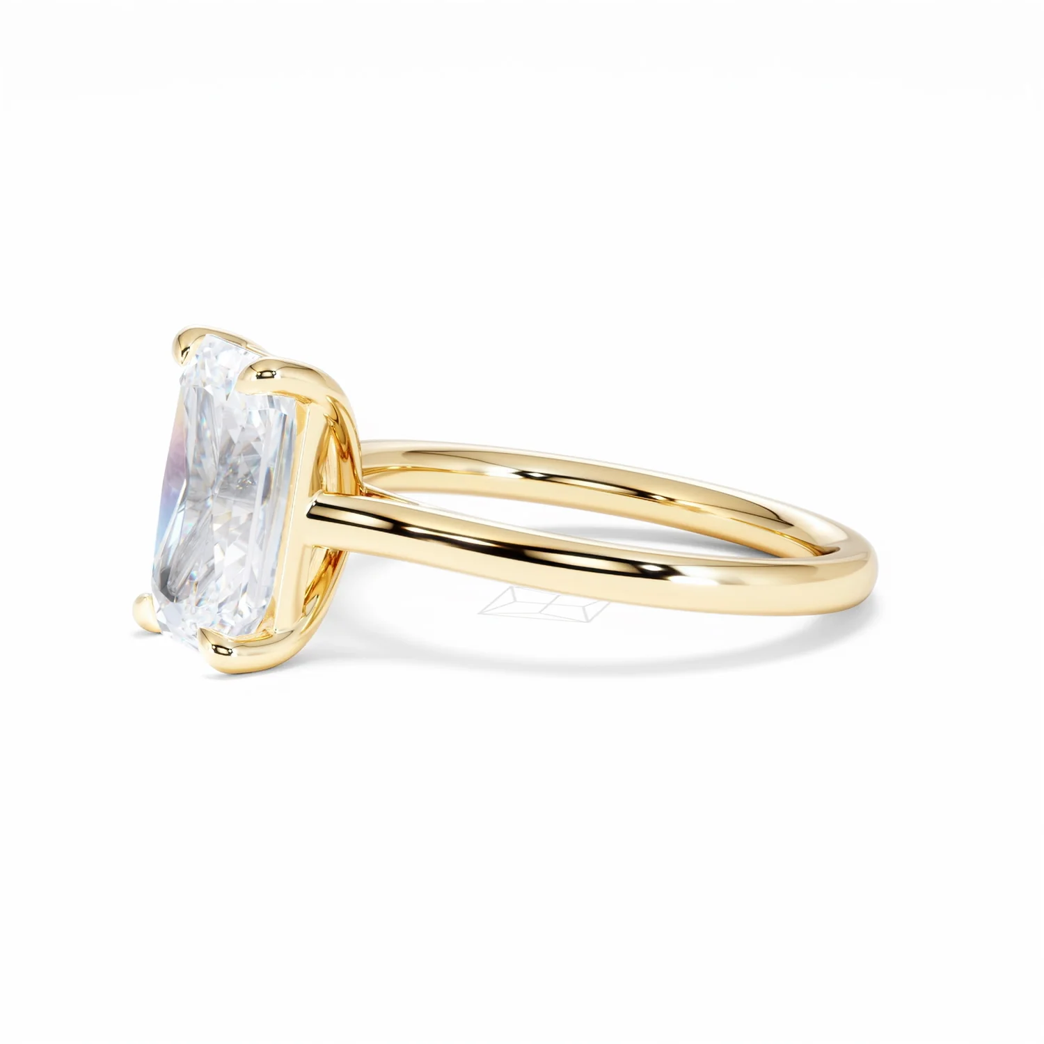Amora Radiant 3.00ct Lab Diamond Engagement Ring G/VS1 Set in 18K Gold - Image 76