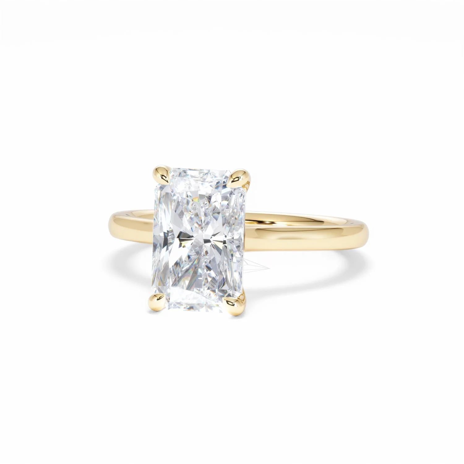 Amora Radiant 3.00ct Lab Diamond Engagement Ring G/VS1 Set in 18K Gold - Image 87
