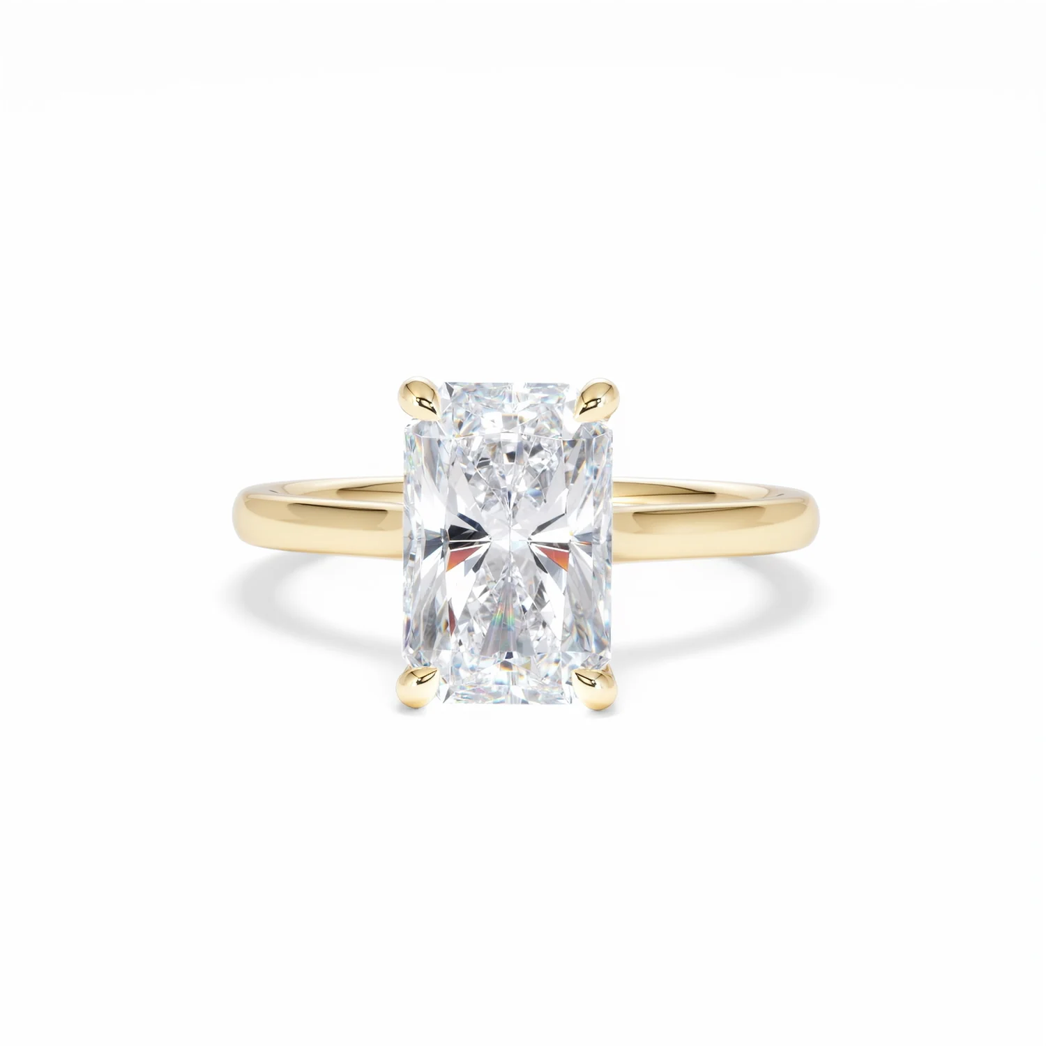 Amora Radiant 3.00ct Lab Diamond Engagement Ring G/VS1 Set in 18K Gold - Image 89