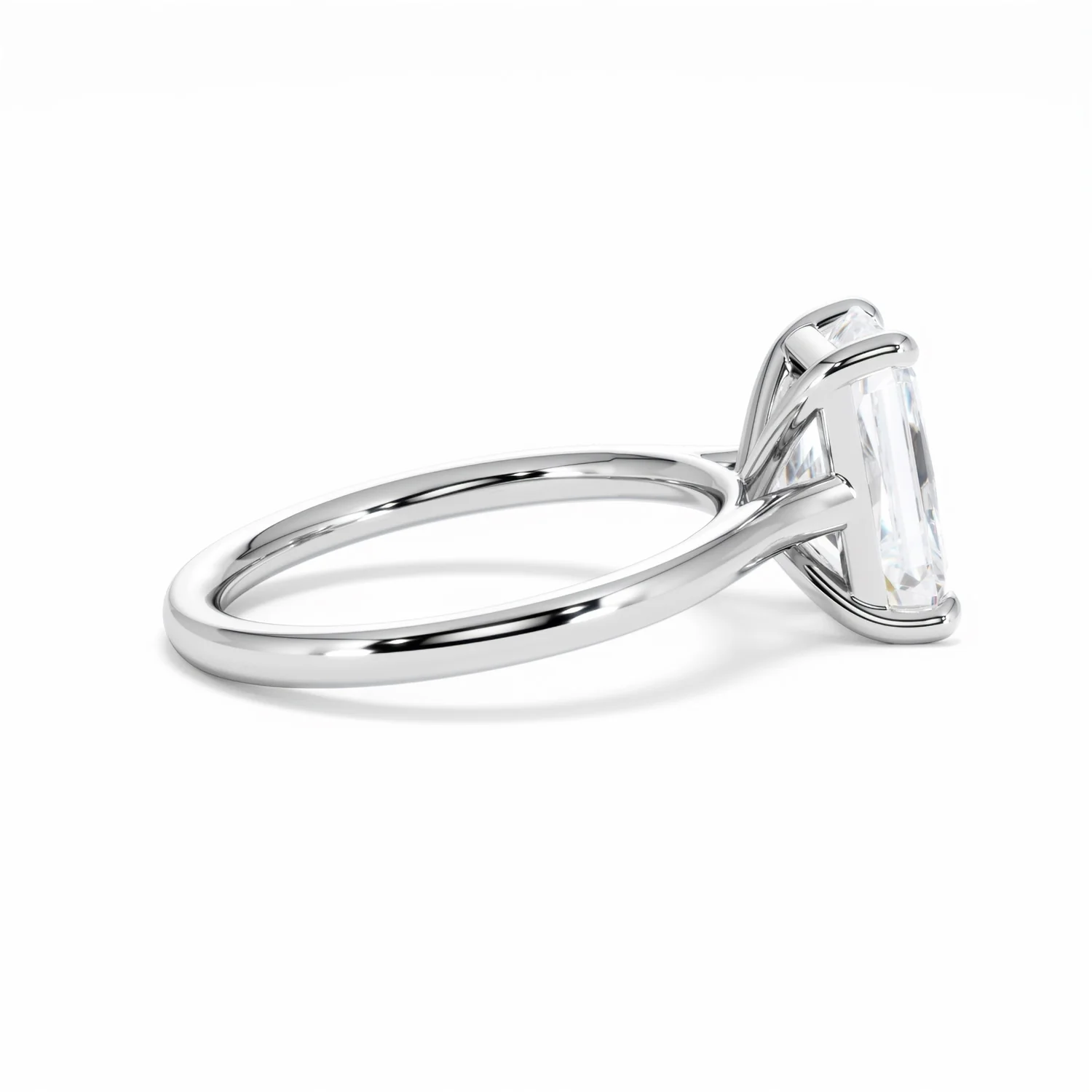 Amora Radiant 3.00ct Lab Diamond Engagement Ring G/VS1 Set in 18K White Gold - Image 30
