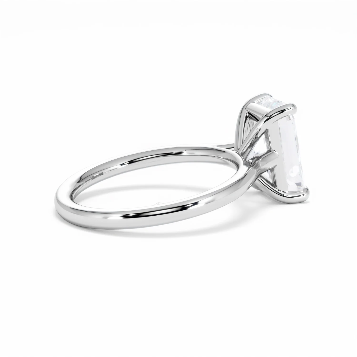 Amora Radiant 3.00ct Lab Diamond Engagement Ring G/VS1 Set in 18K White Gold - Image 33