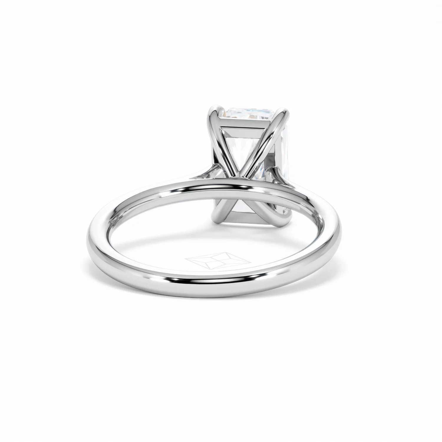 Amora Radiant 3.00ct Lab Diamond Engagement Ring G/VS1 Set in 18K White Gold - Image 45