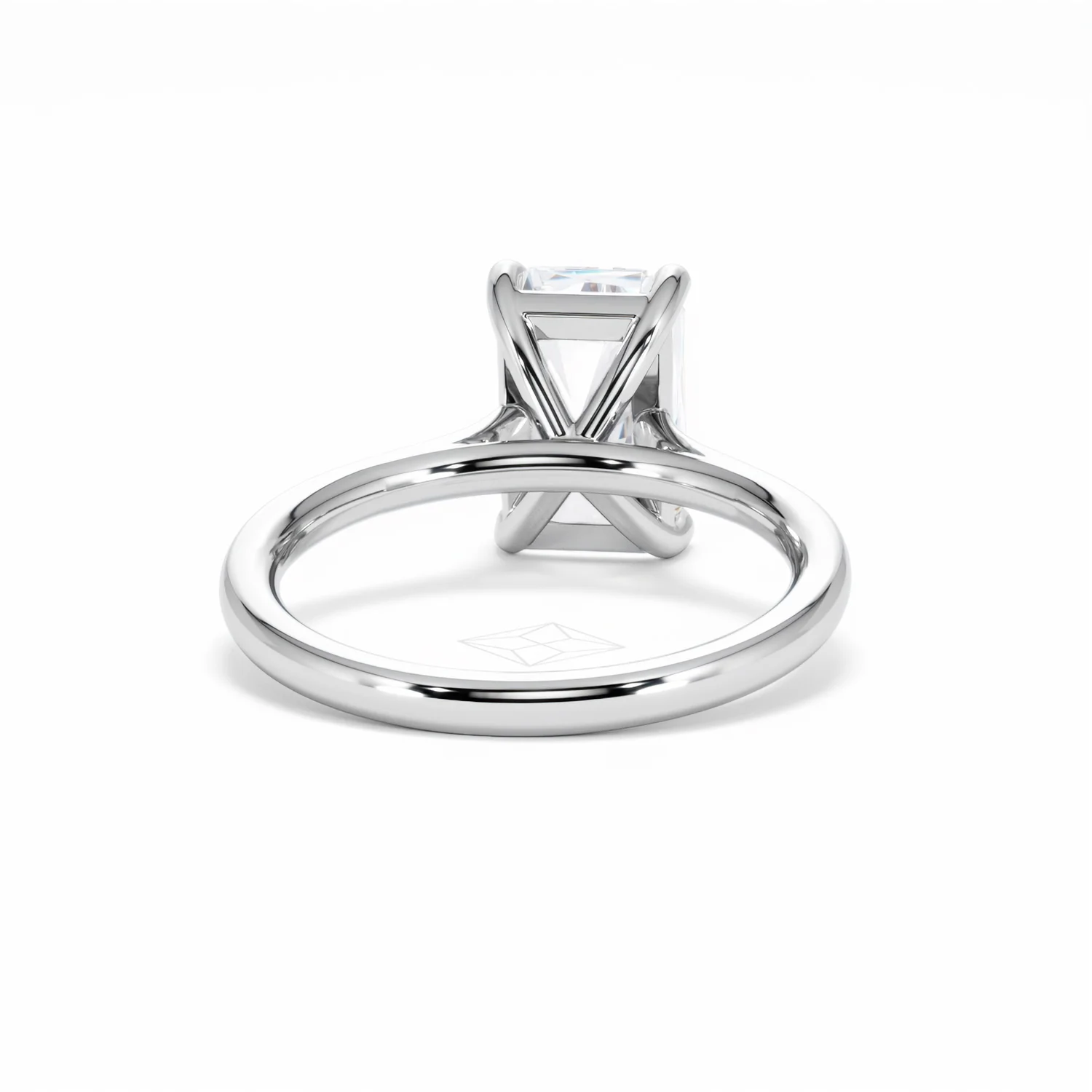 Amora Radiant 3.00ct Lab Diamond Engagement Ring G/VS1 Set in 18K White Gold - Image 46