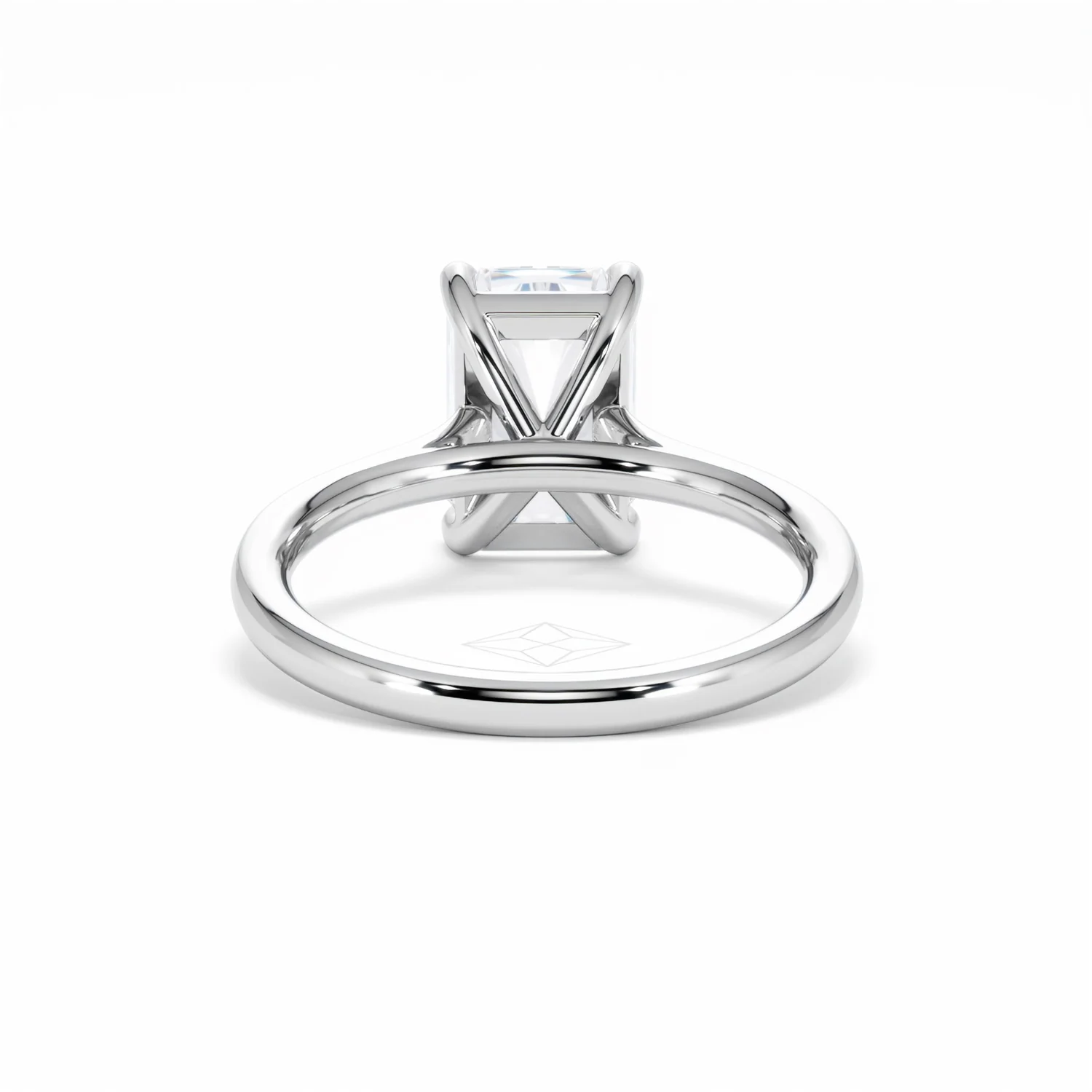 Amora Radiant 3.00ct Lab Diamond Engagement Ring G/VS1 Set in 18K White Gold - Image 48