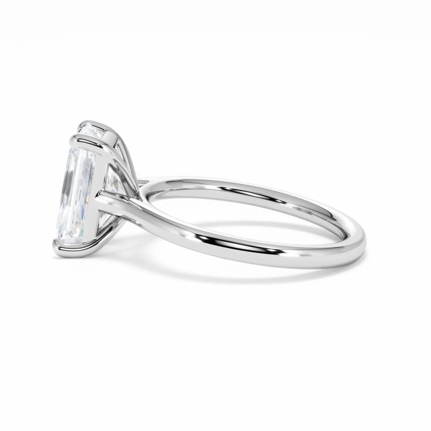 Amora Radiant 3.00ct Lab Diamond Engagement Ring G/VS1 Set in 18K White Gold - Image 67