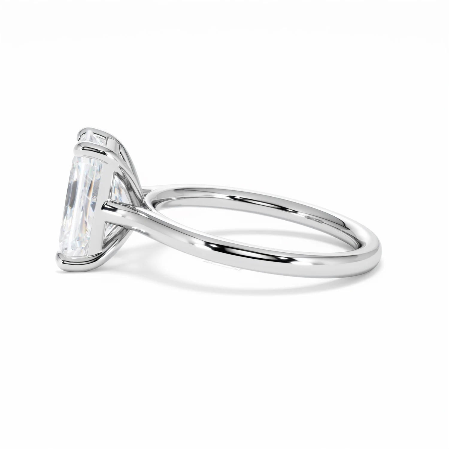 Amora Radiant 3.00ct Lab Diamond Engagement Ring G/VS1 Set in 18K White Gold - Image 68