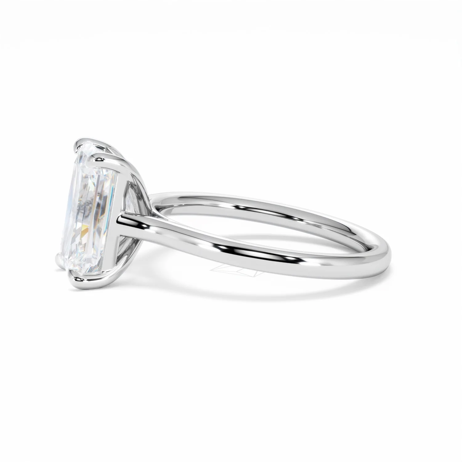 Amora Radiant 3.00ct Lab Diamond Engagement Ring G/VS1 Set in 18K White Gold - Image 71
