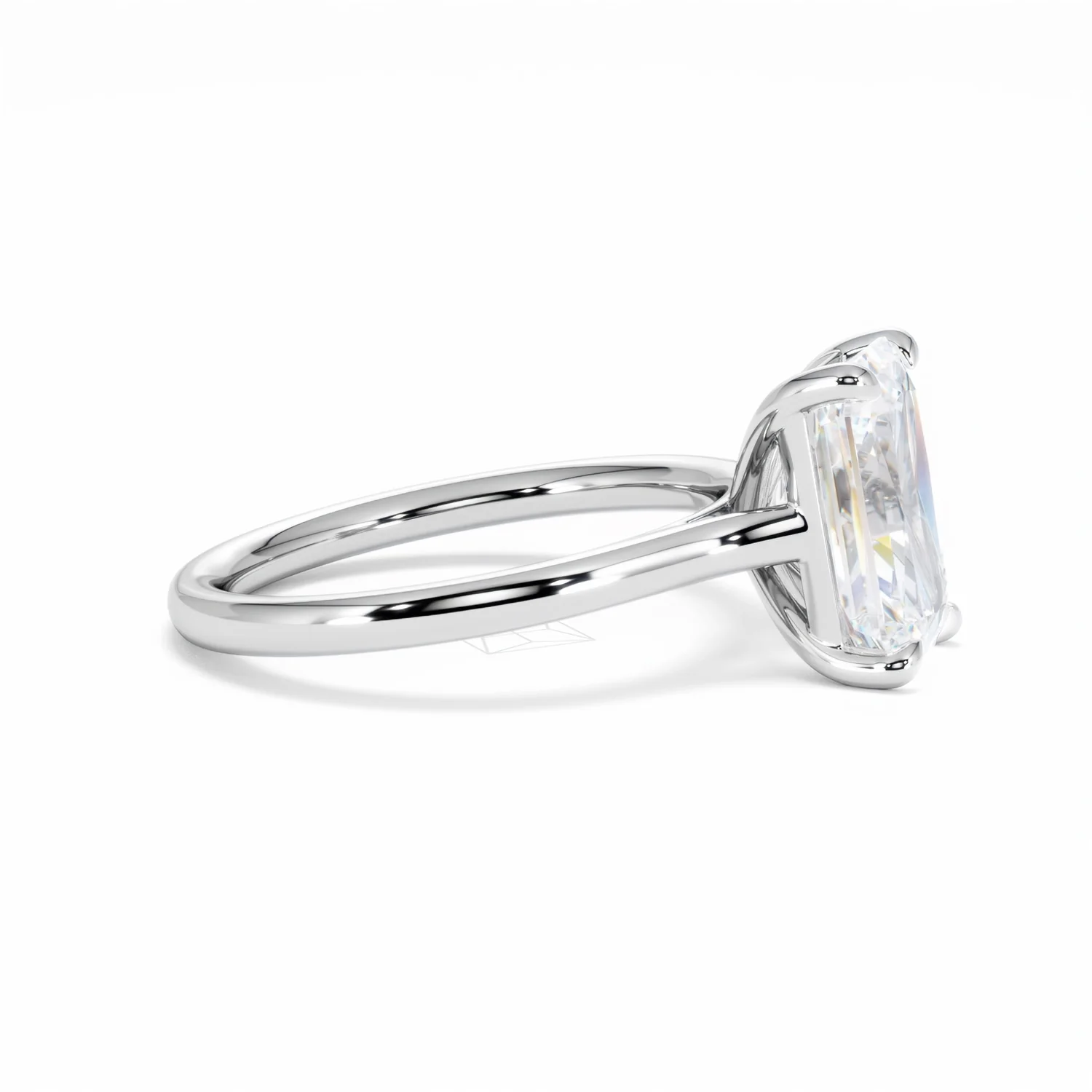 Amora Radiant 3.00ct Lab Diamond Engagement Ring G/VS1 Set in Platinum - Image 24