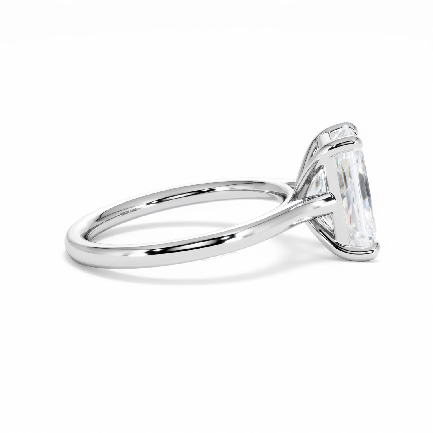 Amora Radiant 3.00ct Lab Diamond Engagement Ring G/VS1 Set in Platinum - Image 28