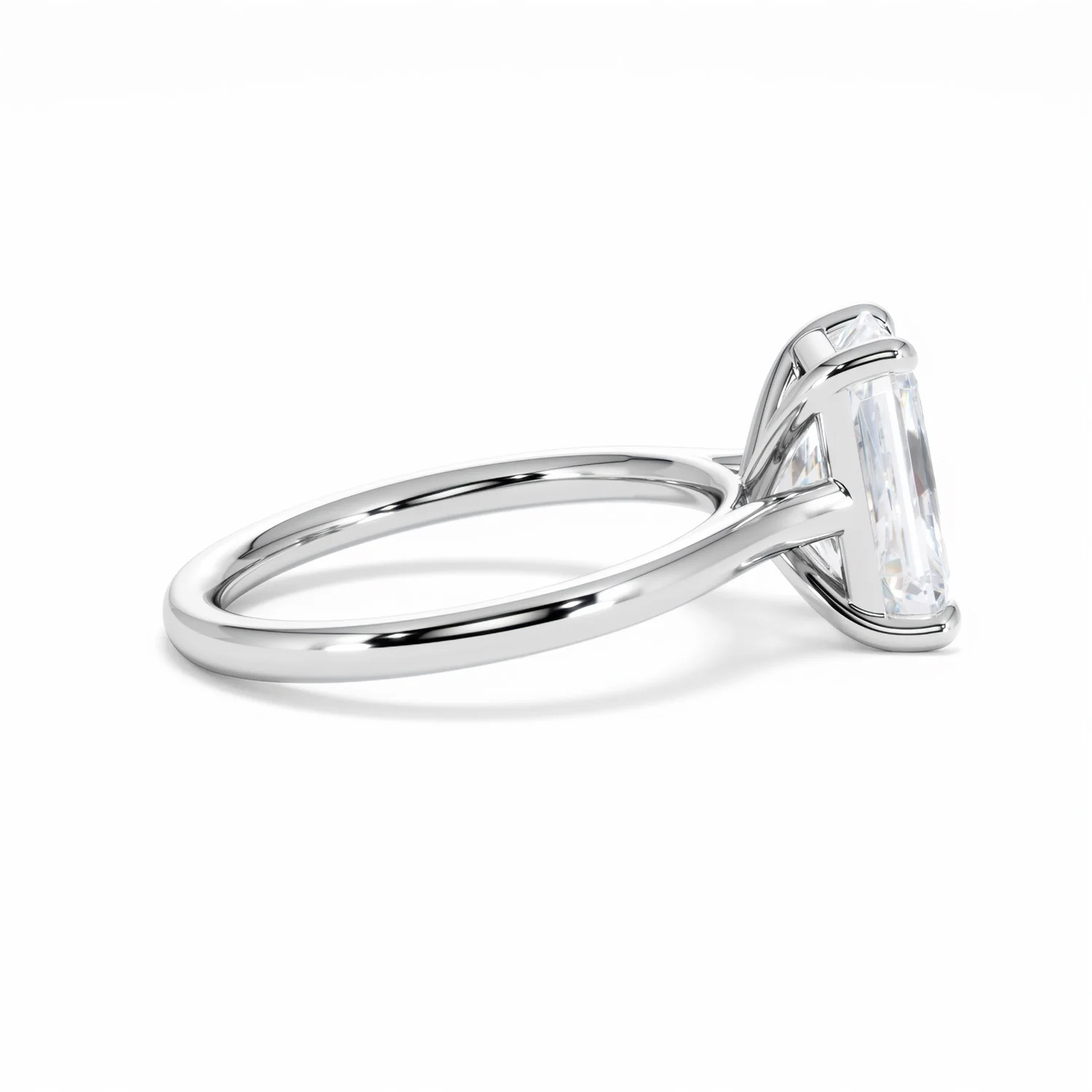 Amora Radiant 3.00ct Lab Diamond Engagement Ring G/VS1 Set in Platinum - Image 29