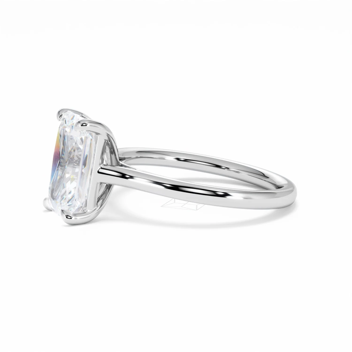 Amora Radiant 3.00ct Lab Diamond Engagement Ring G/VS1 Set in Platinum - Image 73
