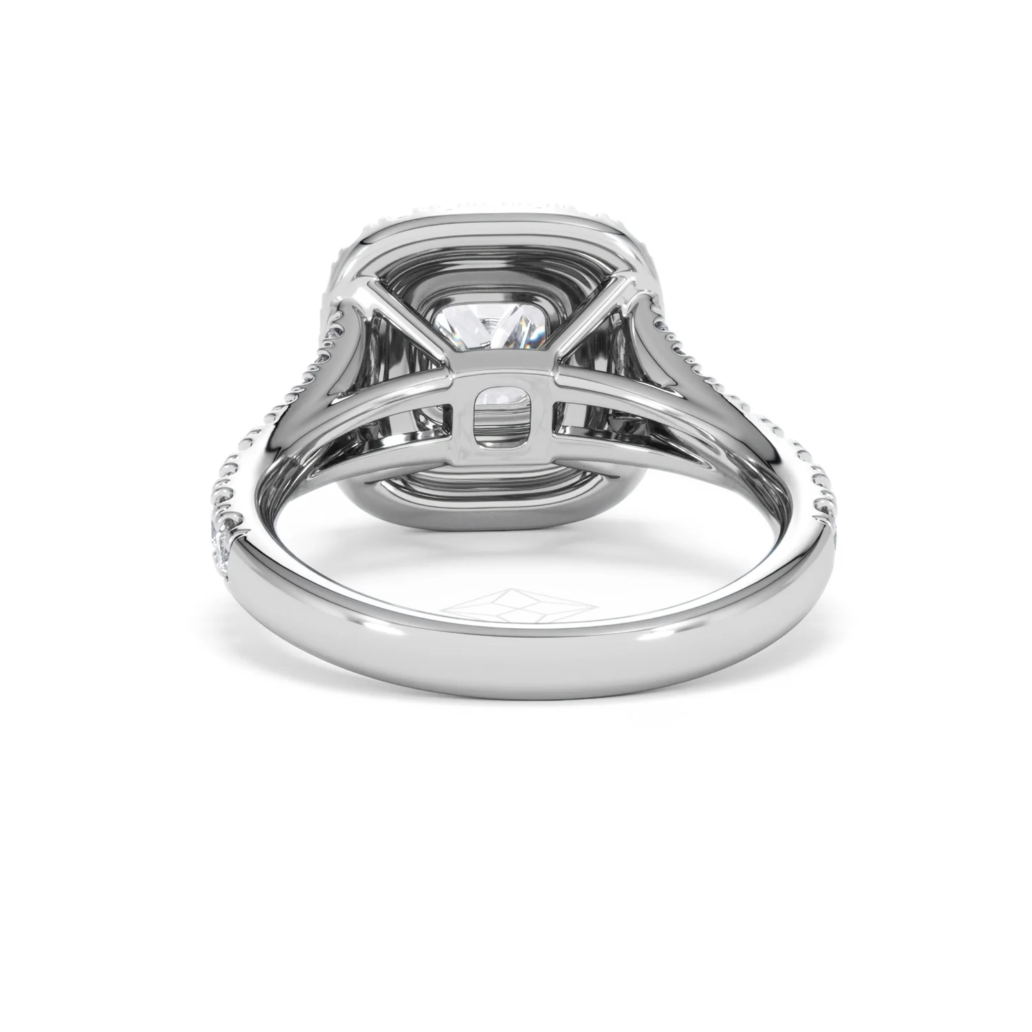 Anastasia GIA Diamond Halo Engagement Ring 18K White Gold 1.85ct G/VS2 - Image 49