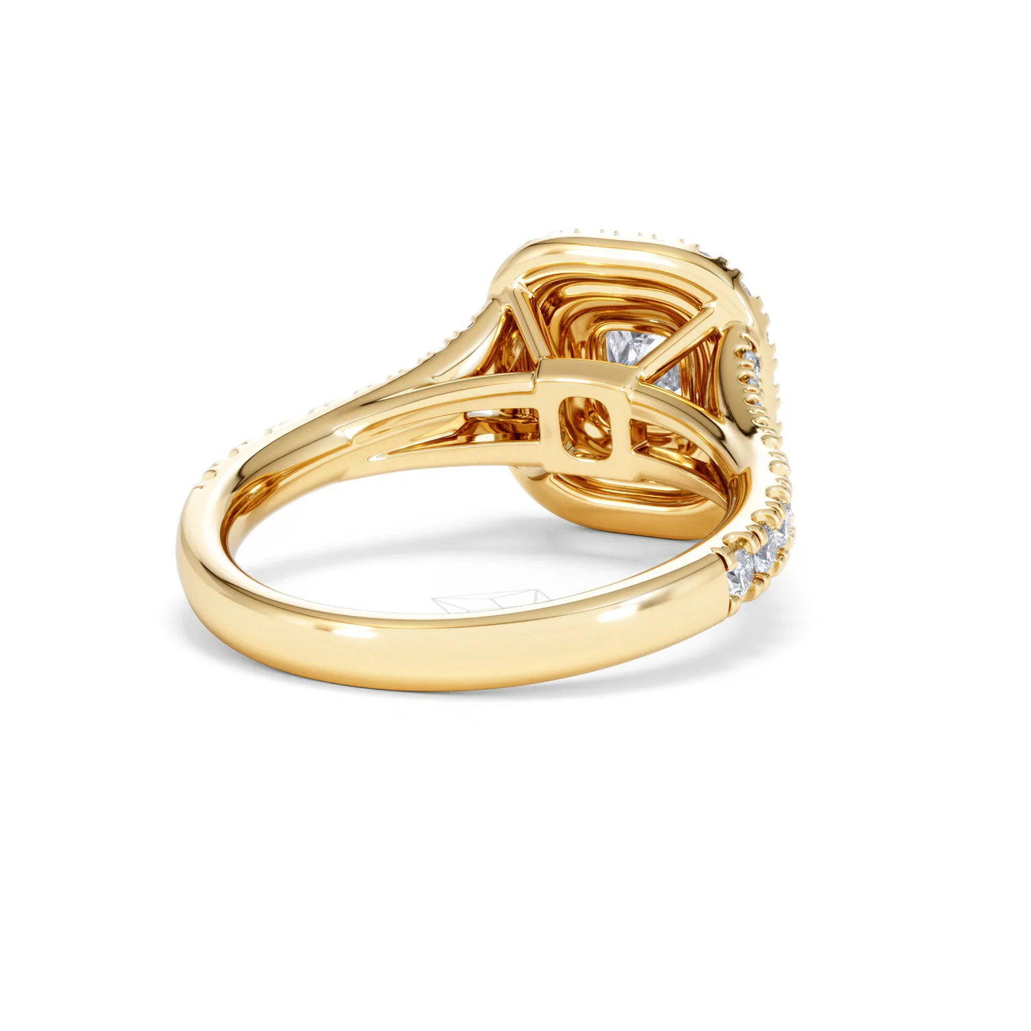 Anastasia Diamond Halo Engagement Ring in 18K Gold 1.30ct G/VS2 - Image 42