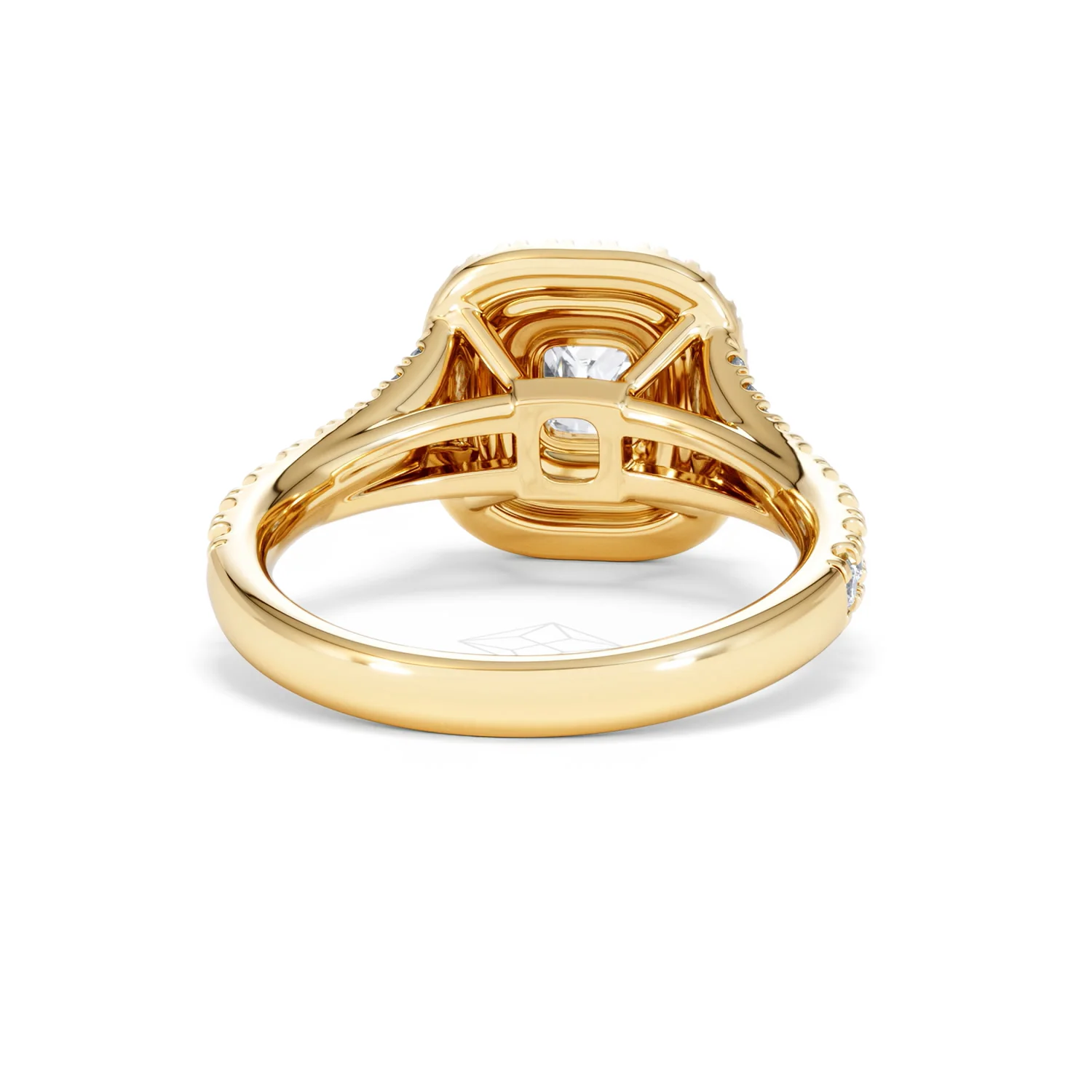 Anastasia Diamond Halo Engagement Ring in 18K Gold 1.30ct G/VS2 - Image 46