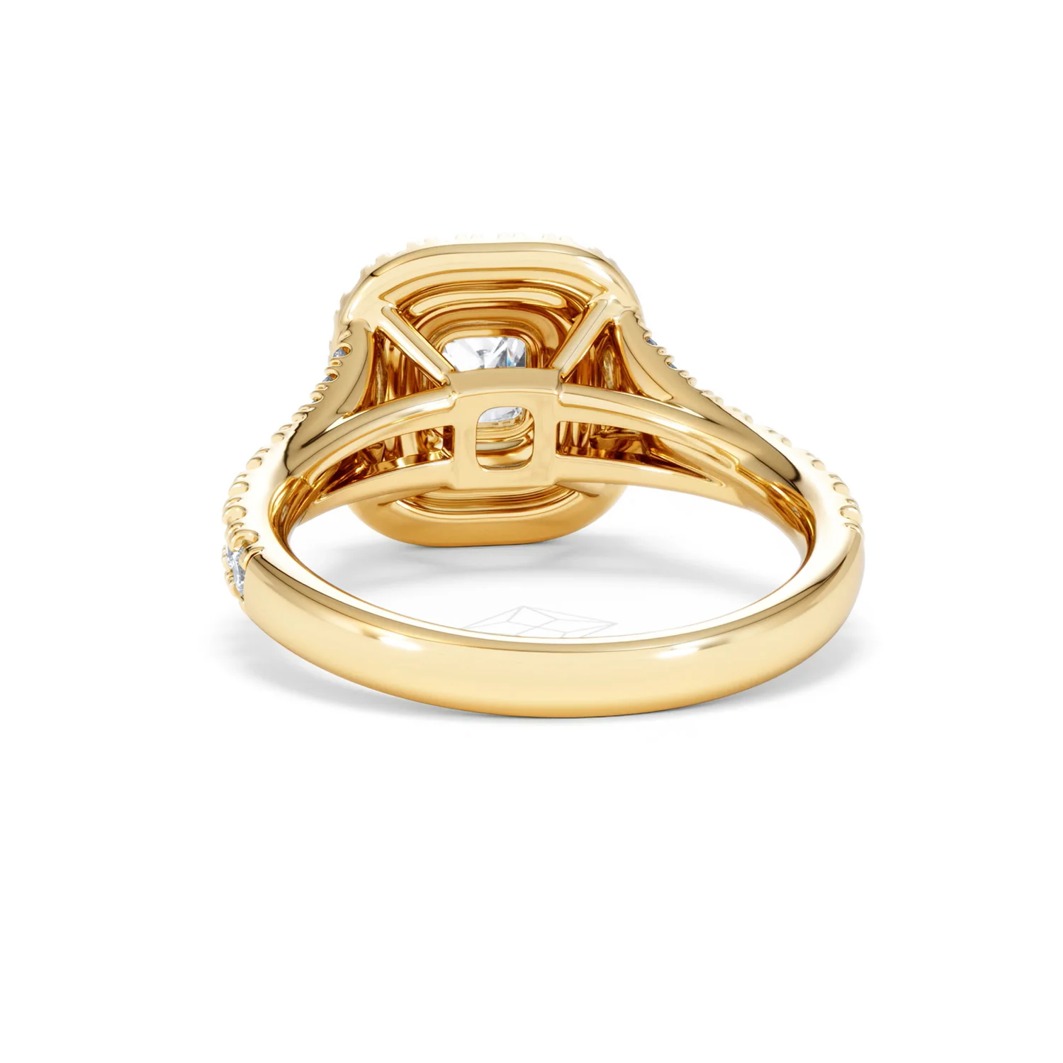 Anastasia Diamond Halo Engagement Ring in 18K Gold 1.30ct G/VS2 - Image 50