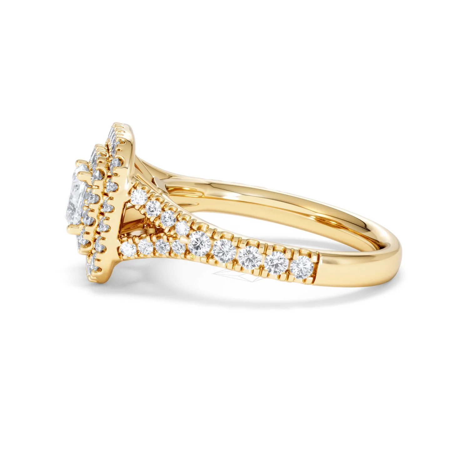 Anastasia Diamond Halo Engagement Ring in 18K Gold 1.30ct G/VS2 - Image 69