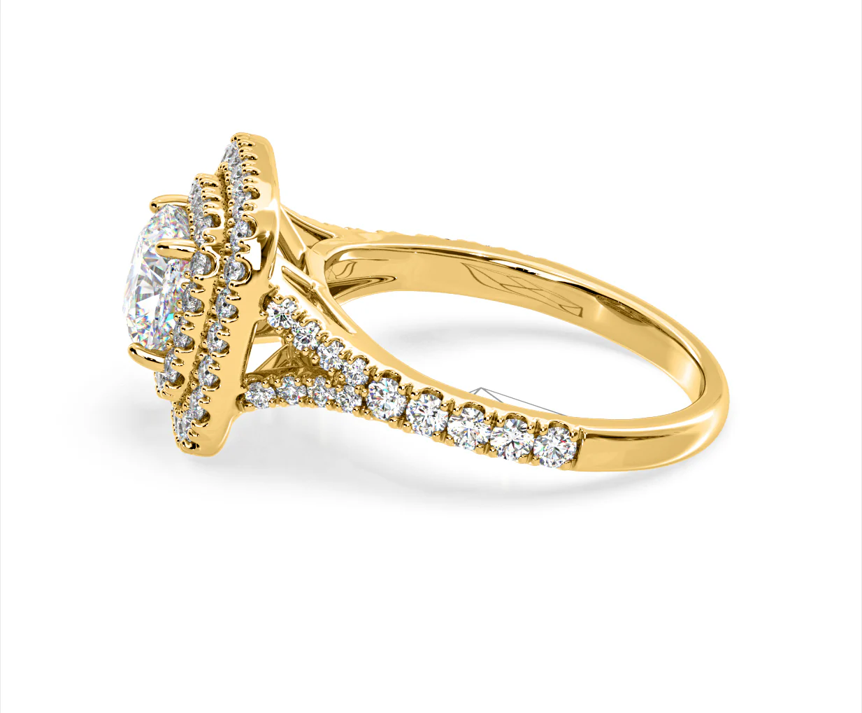 Anastasia GIA Diamond Halo Engagement Ring in 18K Gold 1.85ct G/VS2 - Image 107