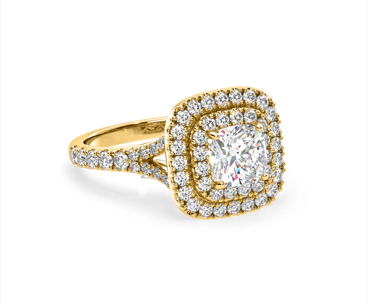 Anastasia GIA Diamond Halo Engagement Ring in 18K Gold 1.85ct G/VS2 - Image 161