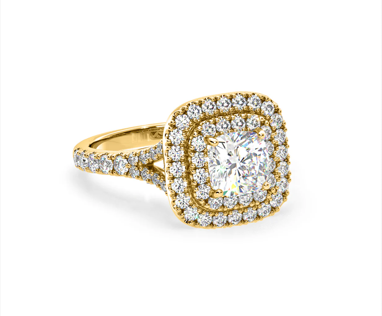 Anastasia GIA Diamond Halo Engagement Ring in 18K Gold 1.85ct G/VS2 - Image 162
