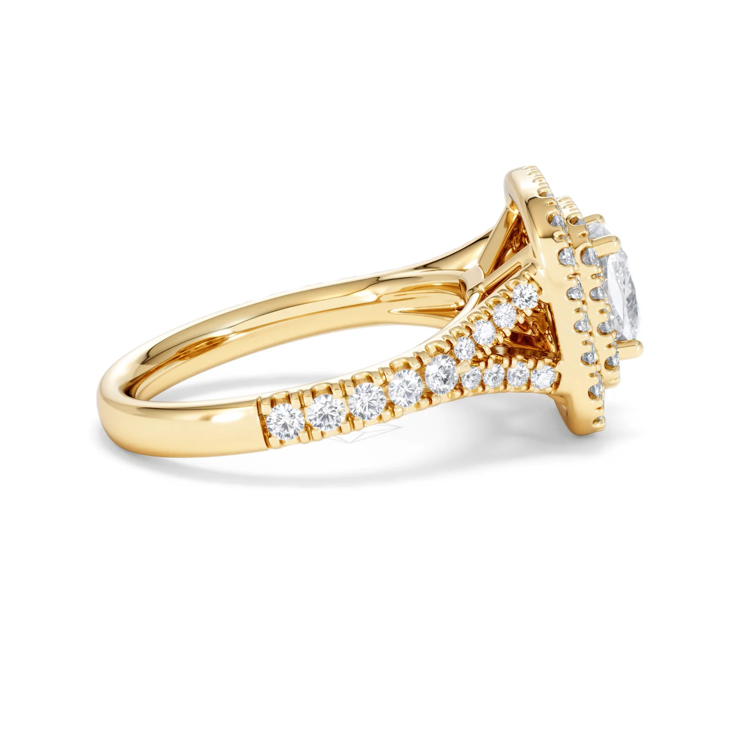 Anastasia GIA Diamond Halo Engagement Ring in 18K Gold 1.85ct G/VS2 - Image 29