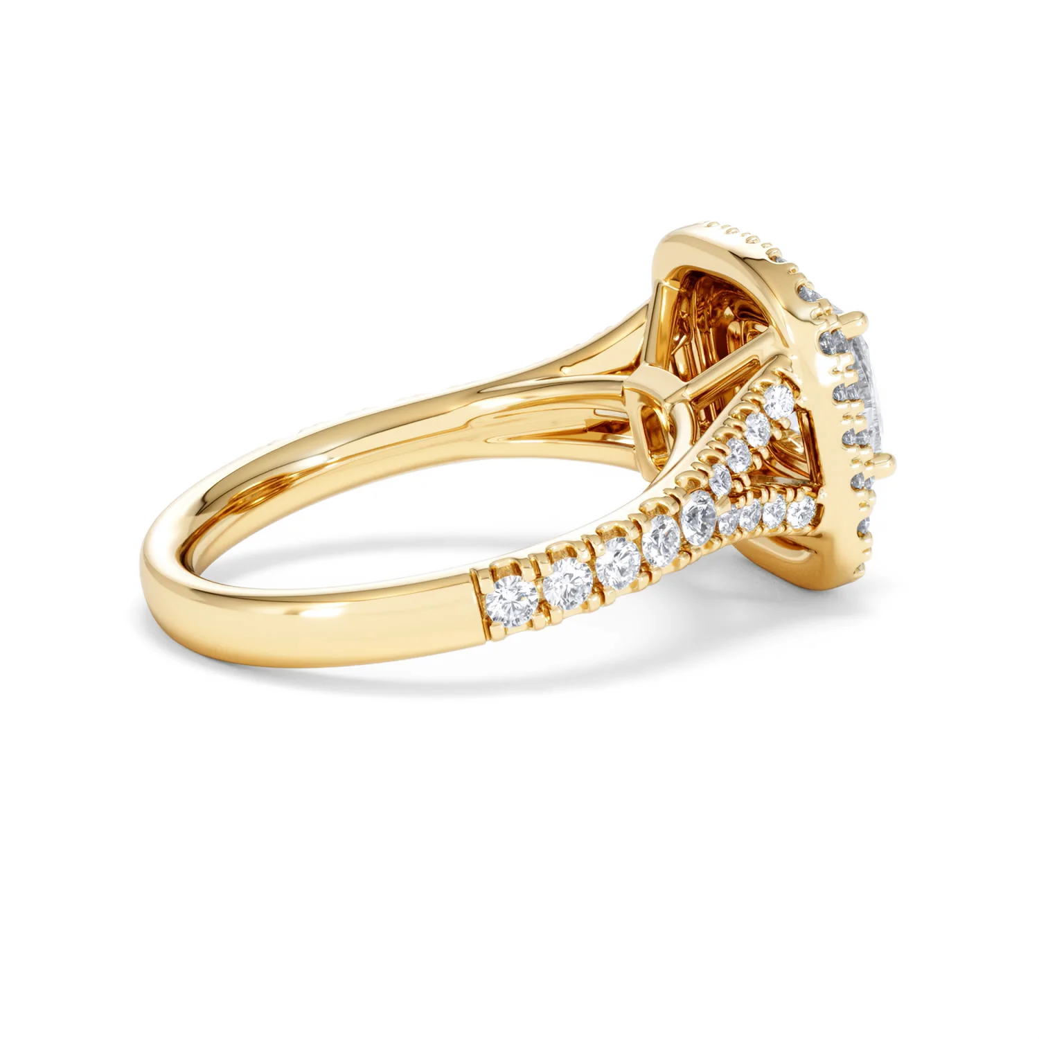 Anastasia GIA Diamond Halo Engagement Ring in 18K Gold 1.85ct G/VS2 - Image 33