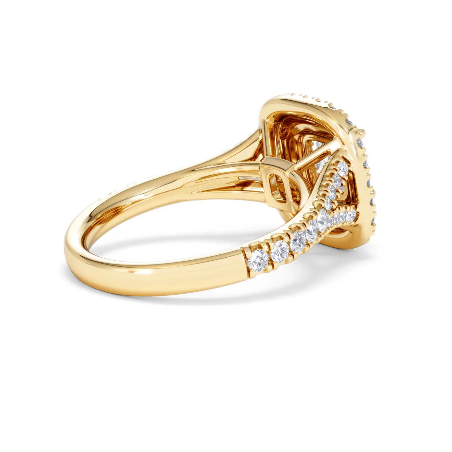 Anastasia GIA Diamond Halo Engagement Ring in 18K Gold 1.85ct G/VS2 - Image 36