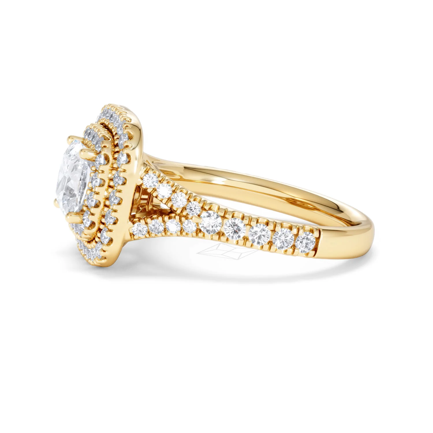 Anastasia GIA Diamond Halo Engagement Ring in 18K Gold 1.85ct G/VS2 - Image 71