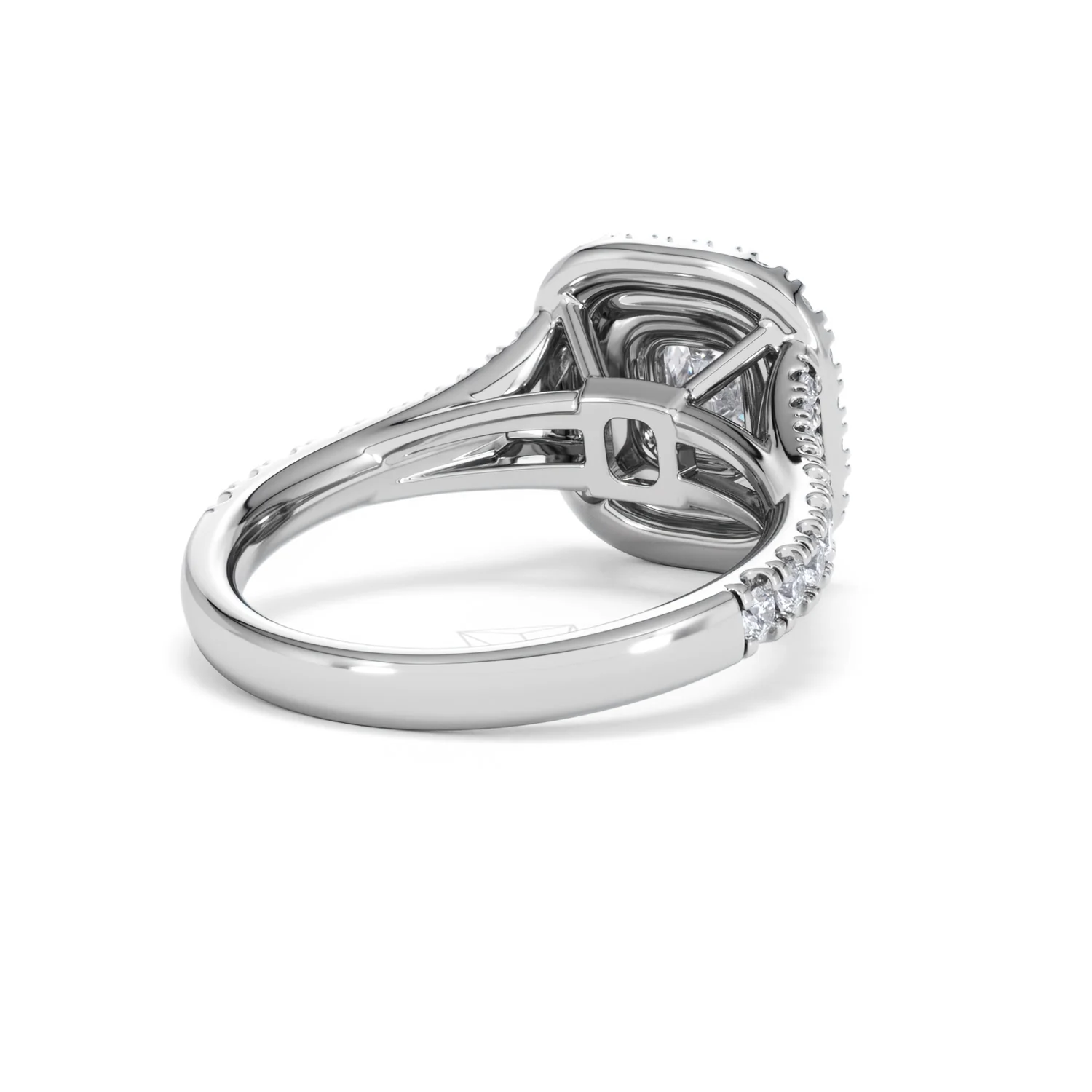 Anastasia GIA Diamond Halo Engagement Ring in Platinum 1.45ct G/VS2 - Image 43