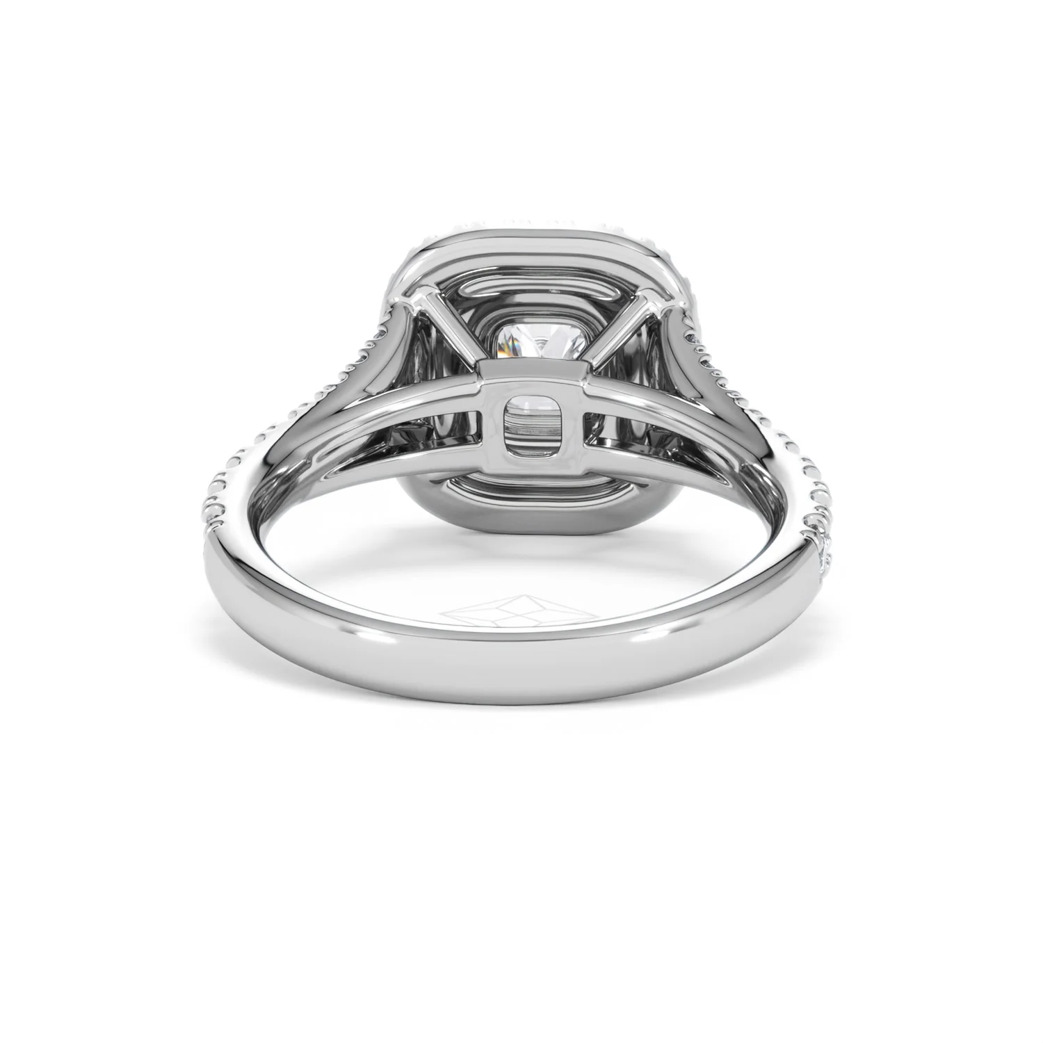 Anastasia GIA Diamond Halo Engagement Ring in Platinum 1.45ct G/VS2 - Image 49