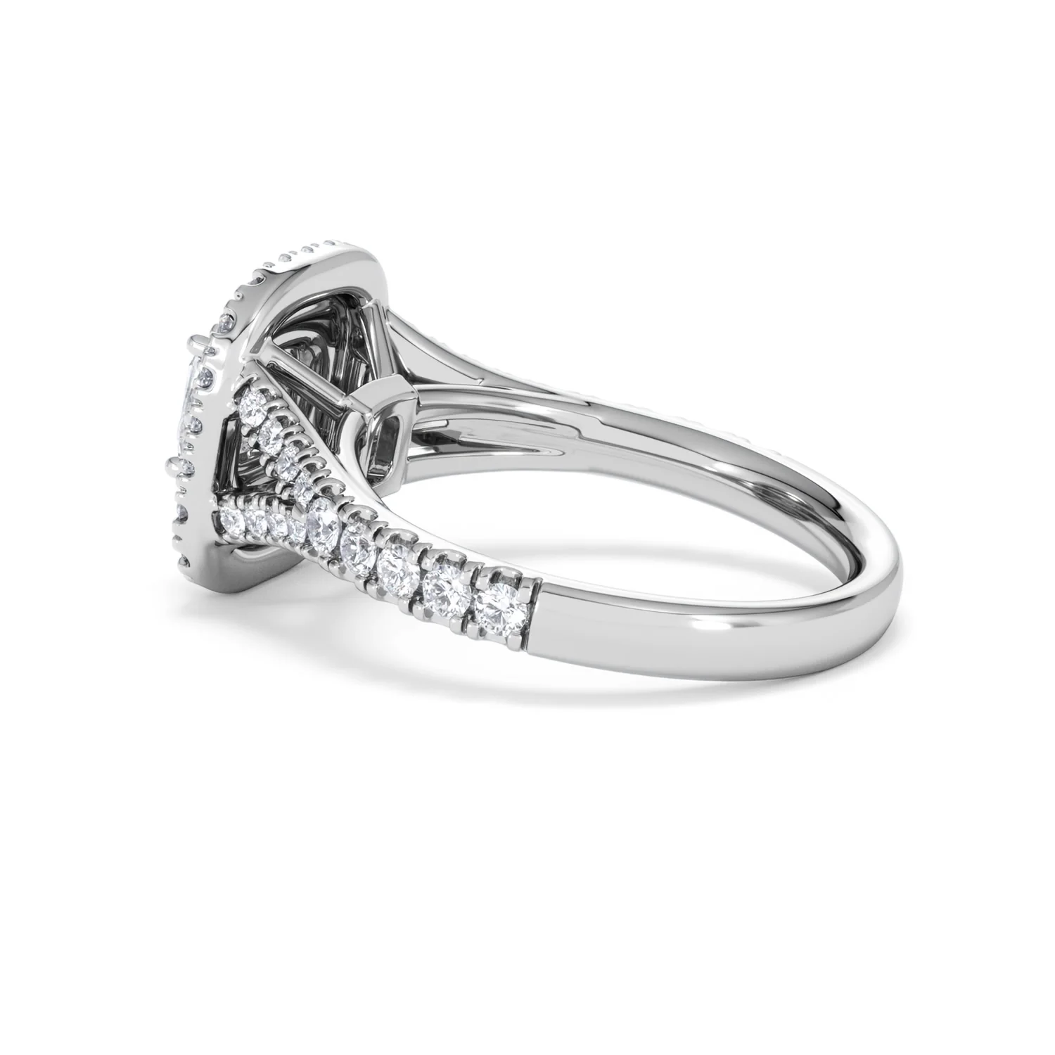 Anastasia GIA Diamond Halo Engagement Ring in Platinum 1.45ct G/VS2 - Image 64