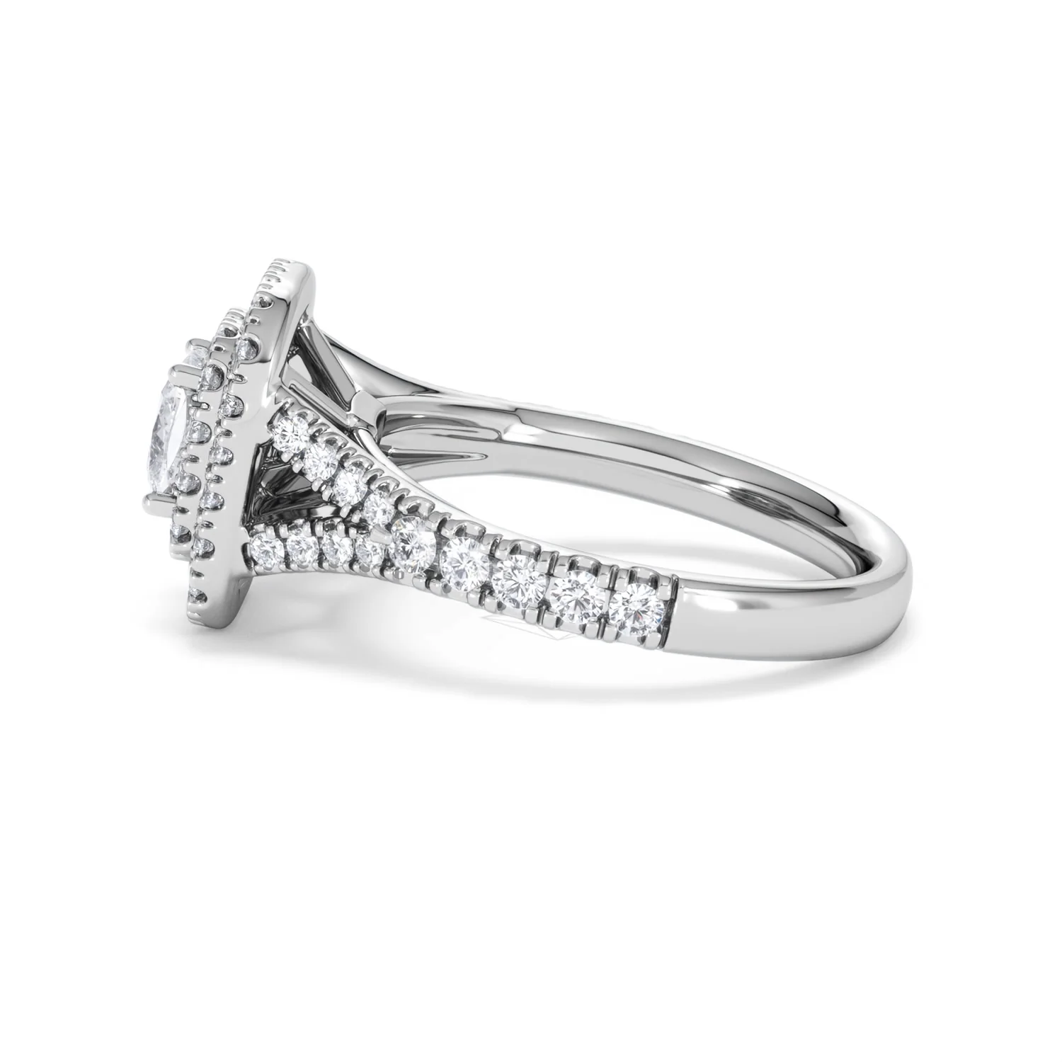 Anastasia GIA Diamond Halo Engagement Ring in Platinum 1.45ct G/VS2 - Image 69