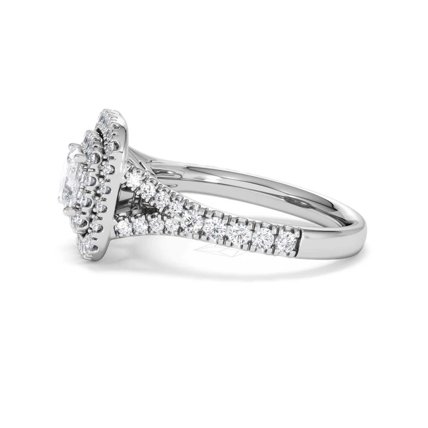 Anastasia GIA Diamond Halo Engagement Ring in Platinum 1.45ct G/VS2 - Image 72